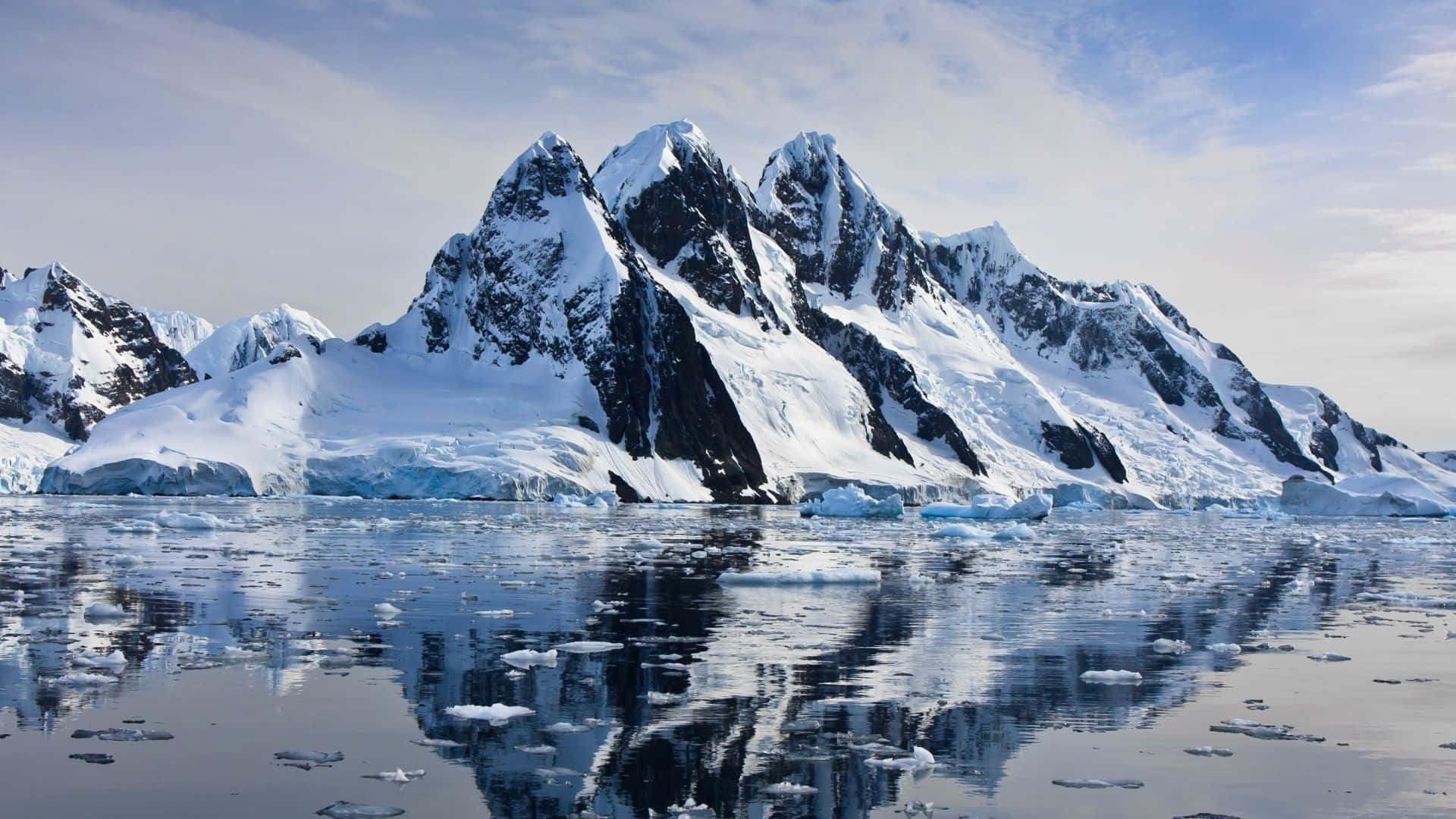 Scenic Landscape of Snow Mountain