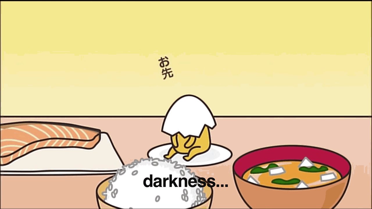 Gudetama, a depressed egg yolk