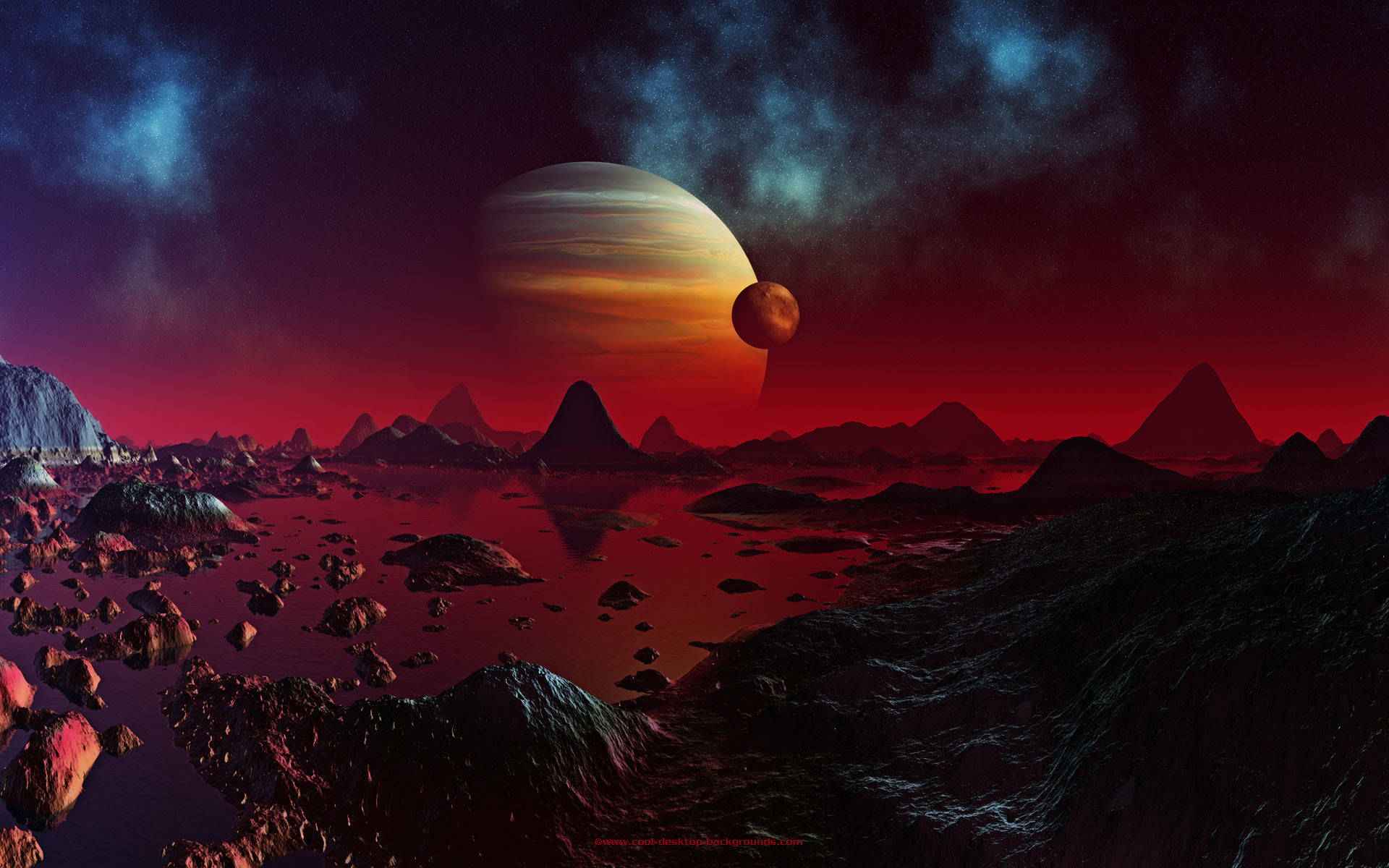 Cool Desktop Sci Fi Planet Wallpaper