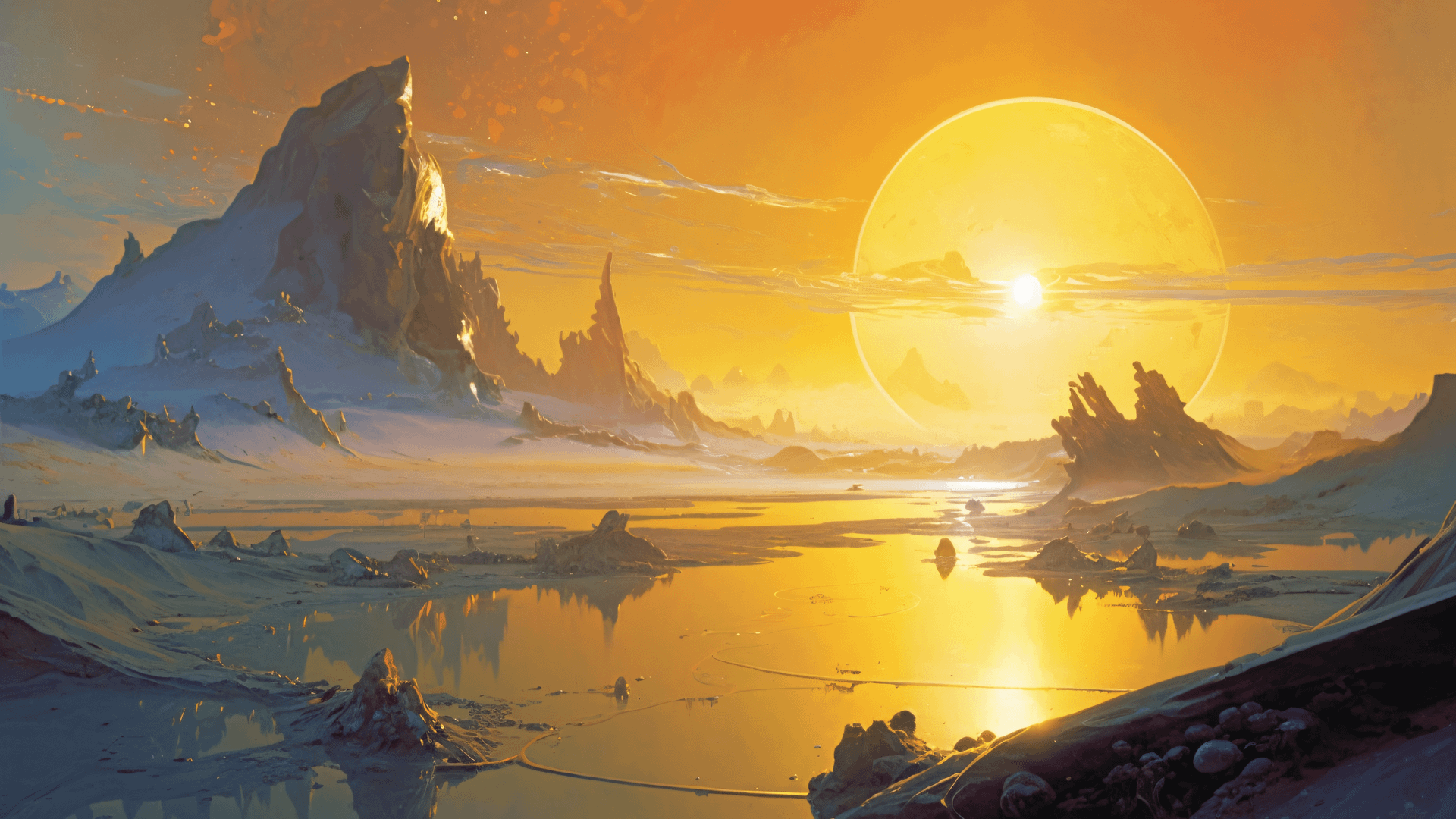 1960s Sci Fi Planet [1920 X 1080], R