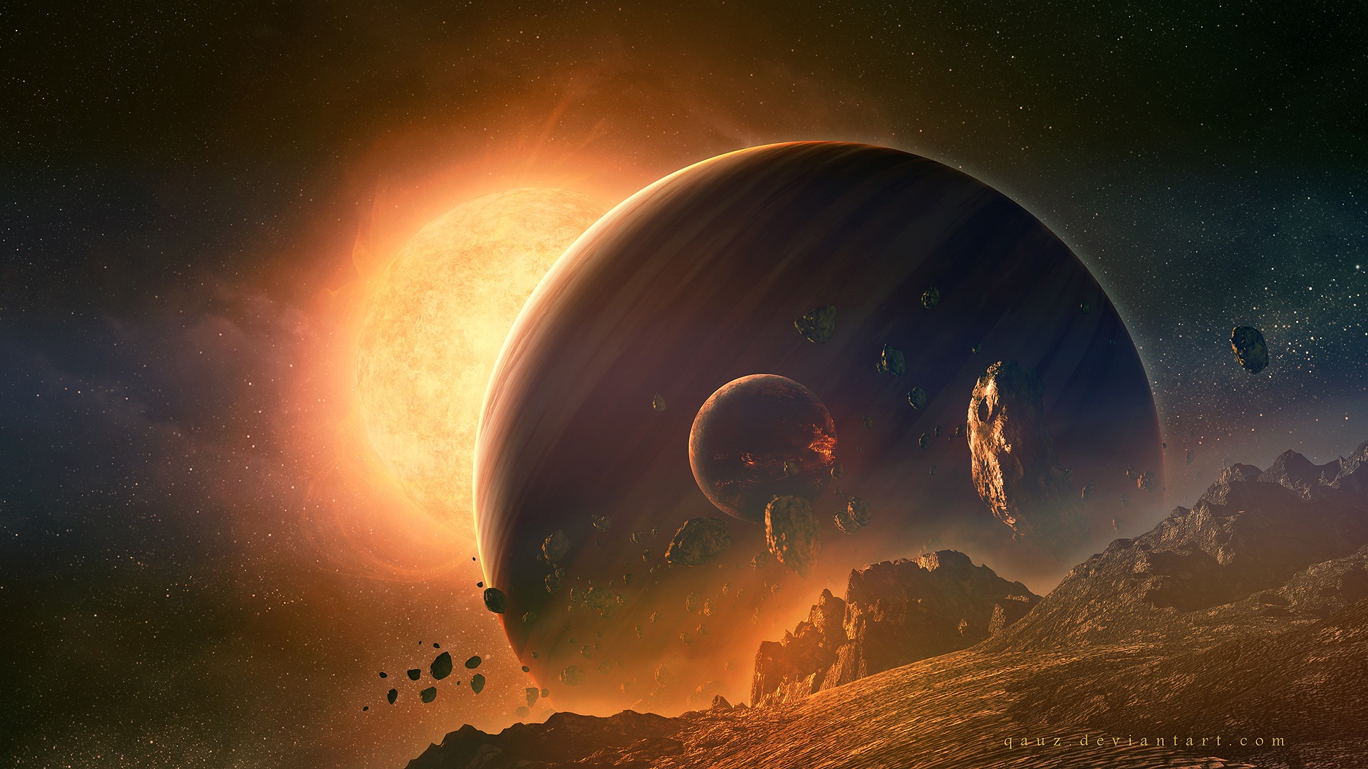 HD desktop wallpaper: Planet, Sci Fi