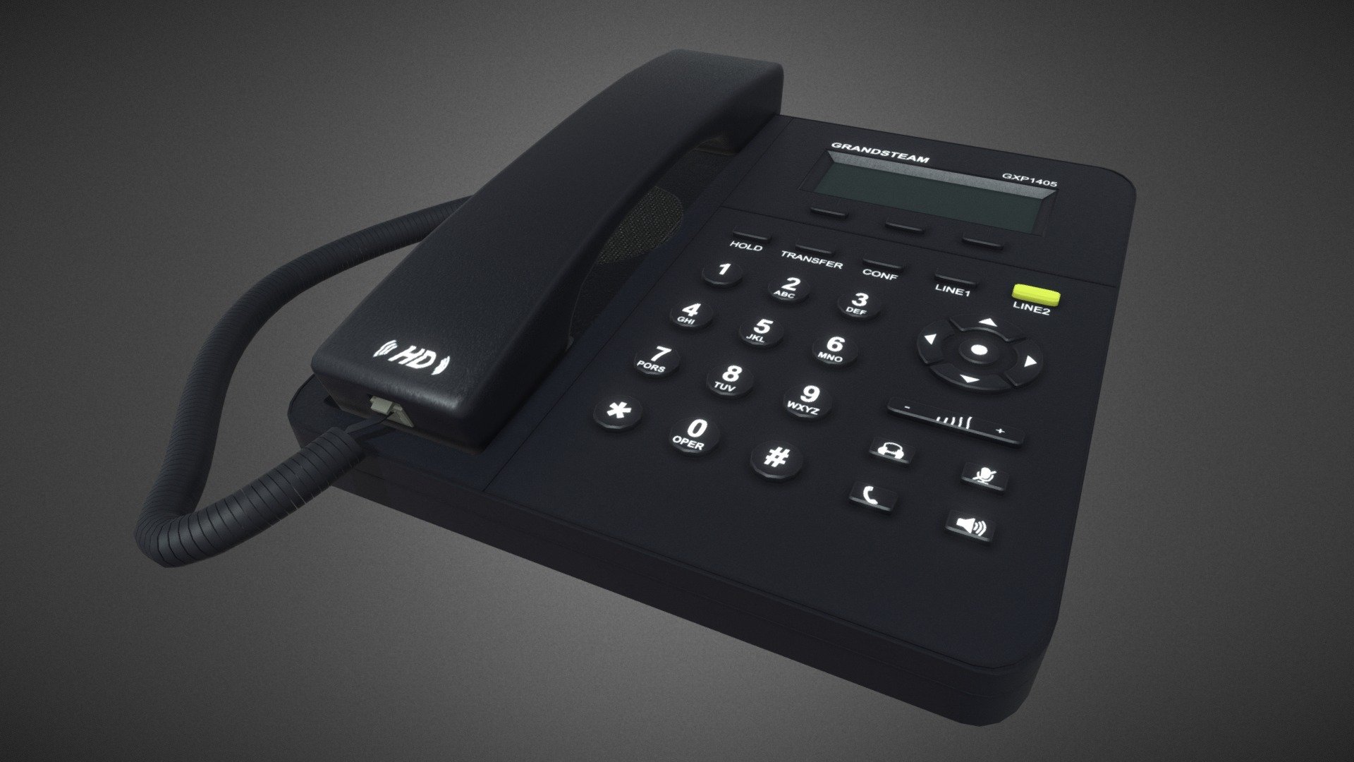 Landline phone Free 3D model