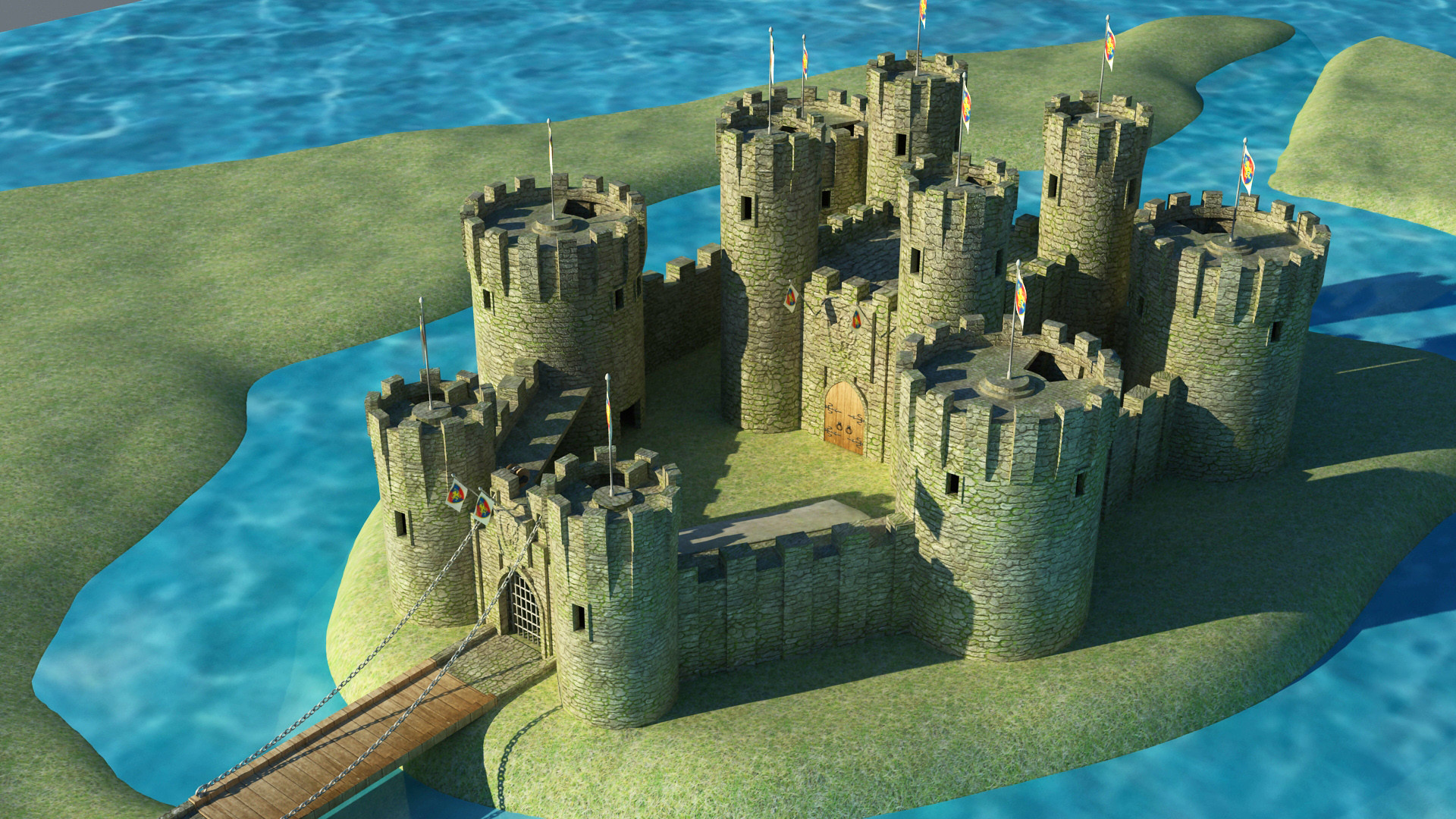 English Medieval castle