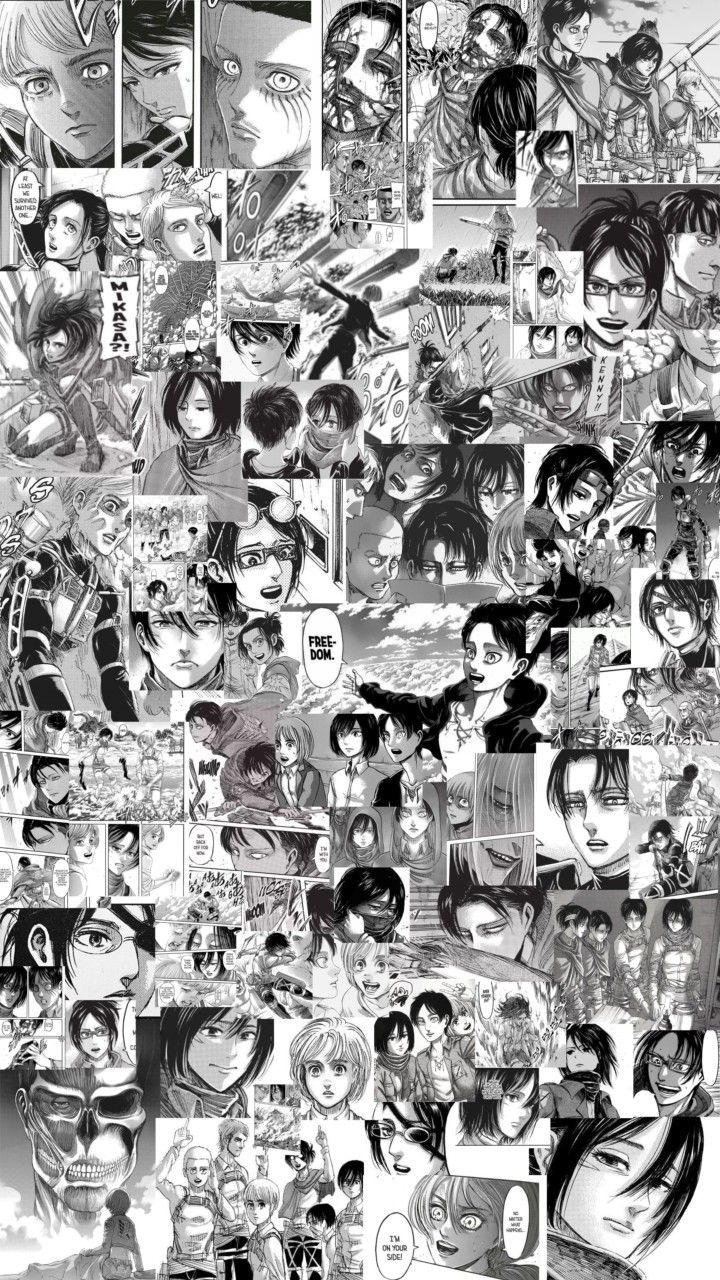 Aot manga panels wallpaper