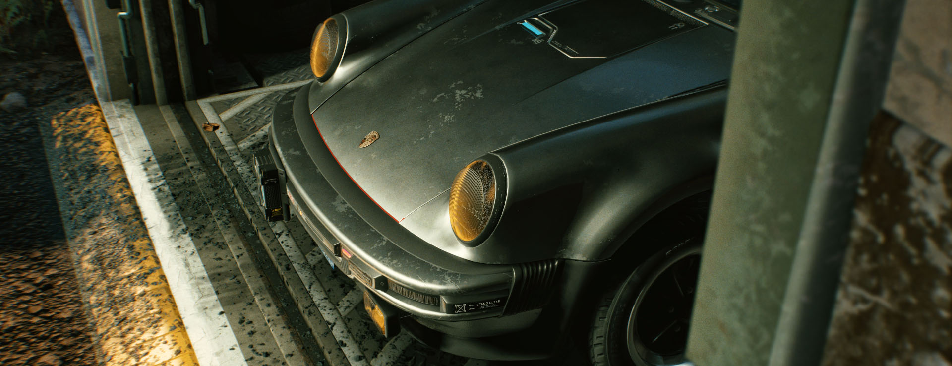 Exclusive Porsche design for Cyberpunk 2077