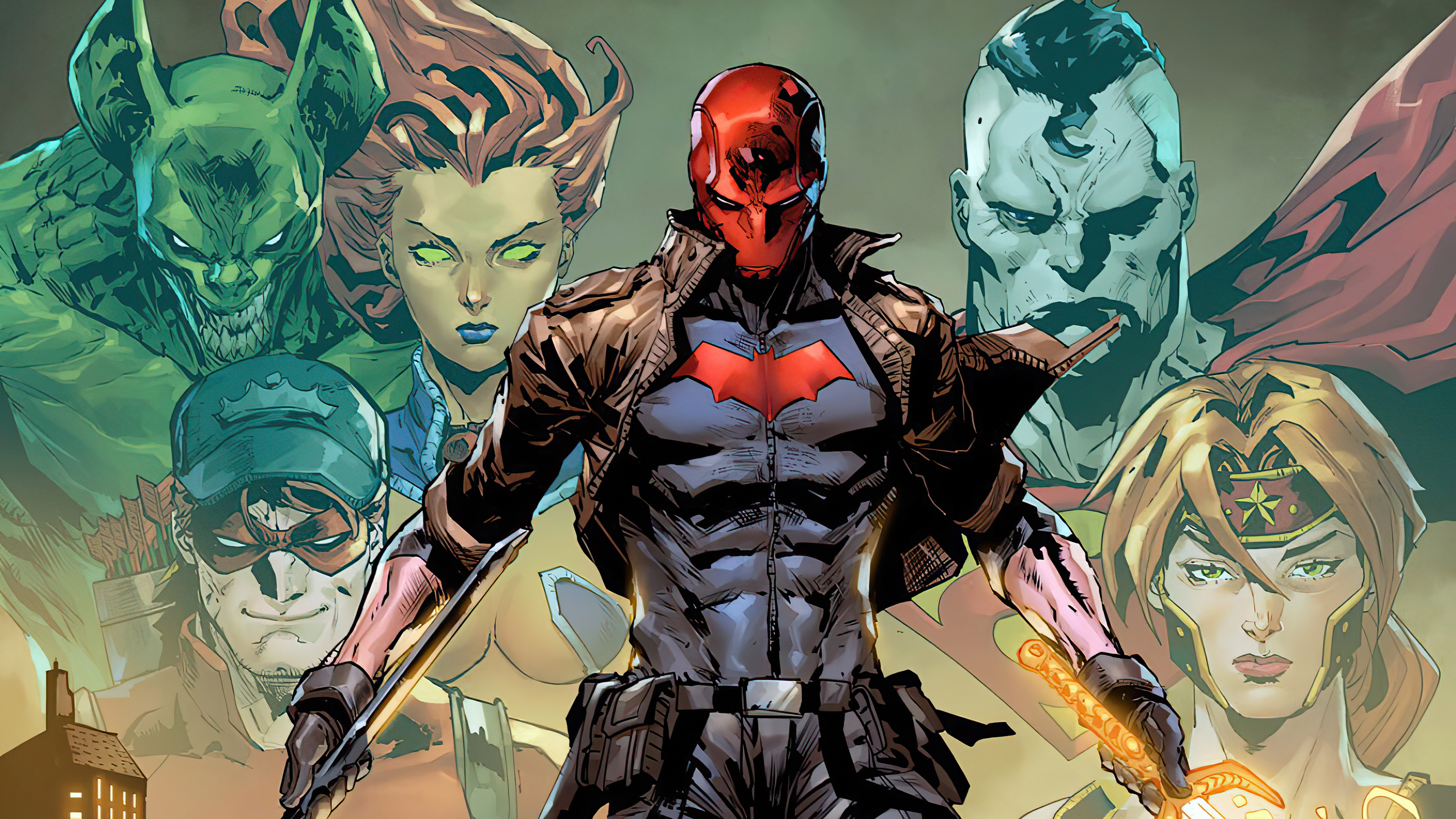 4k Red Hood Comic Art 4k Wallpaper, HD
