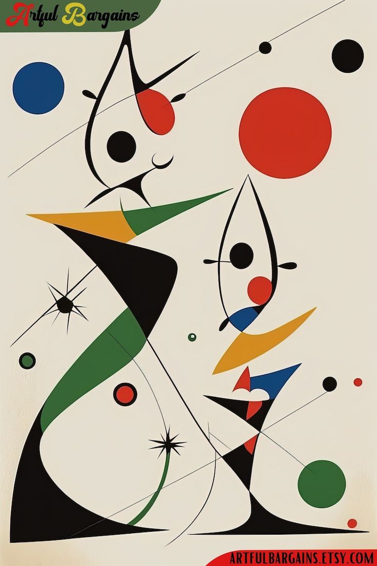 Joan Miro Art Print, Miro Poster, Miro