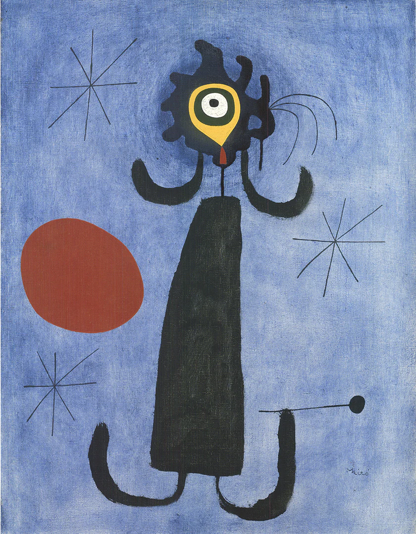 Joan Miro 'Painting Woman