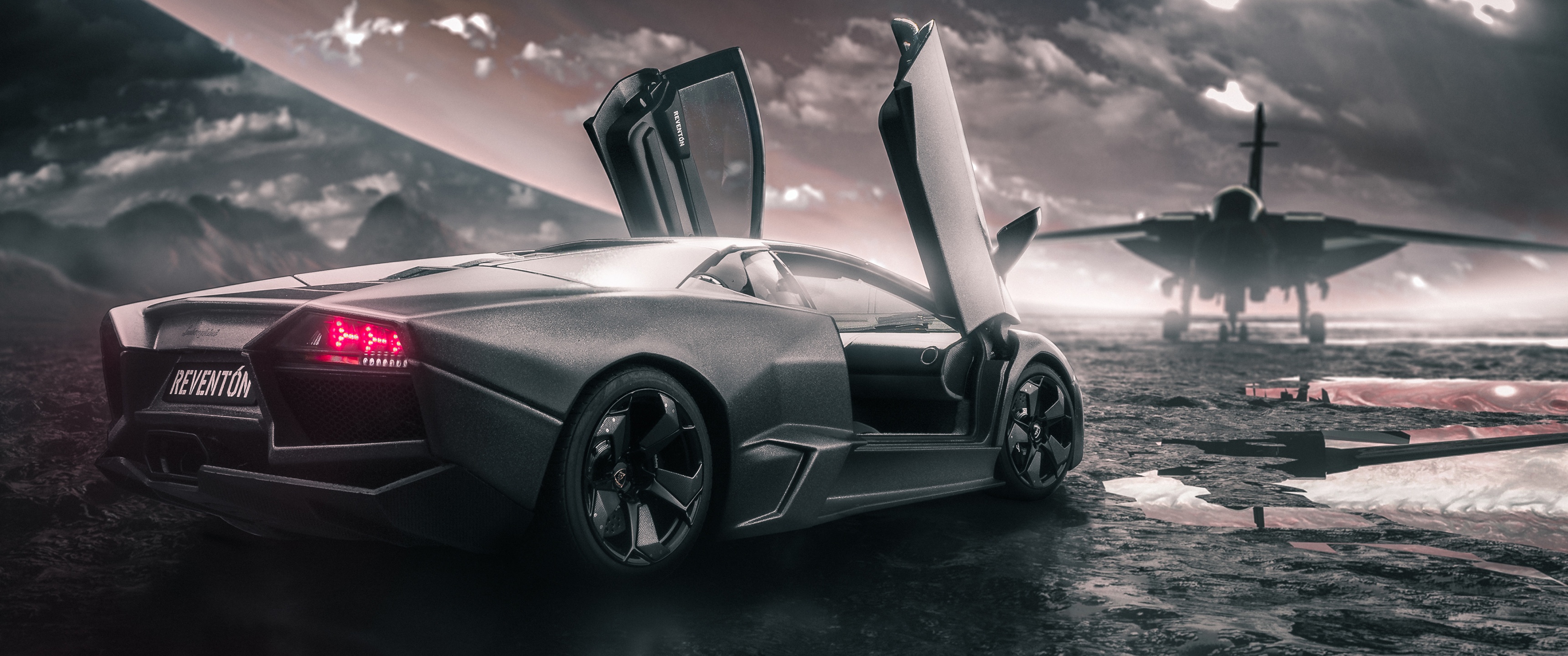 Lamborghini Reventon Wallpaper 4K, Jet