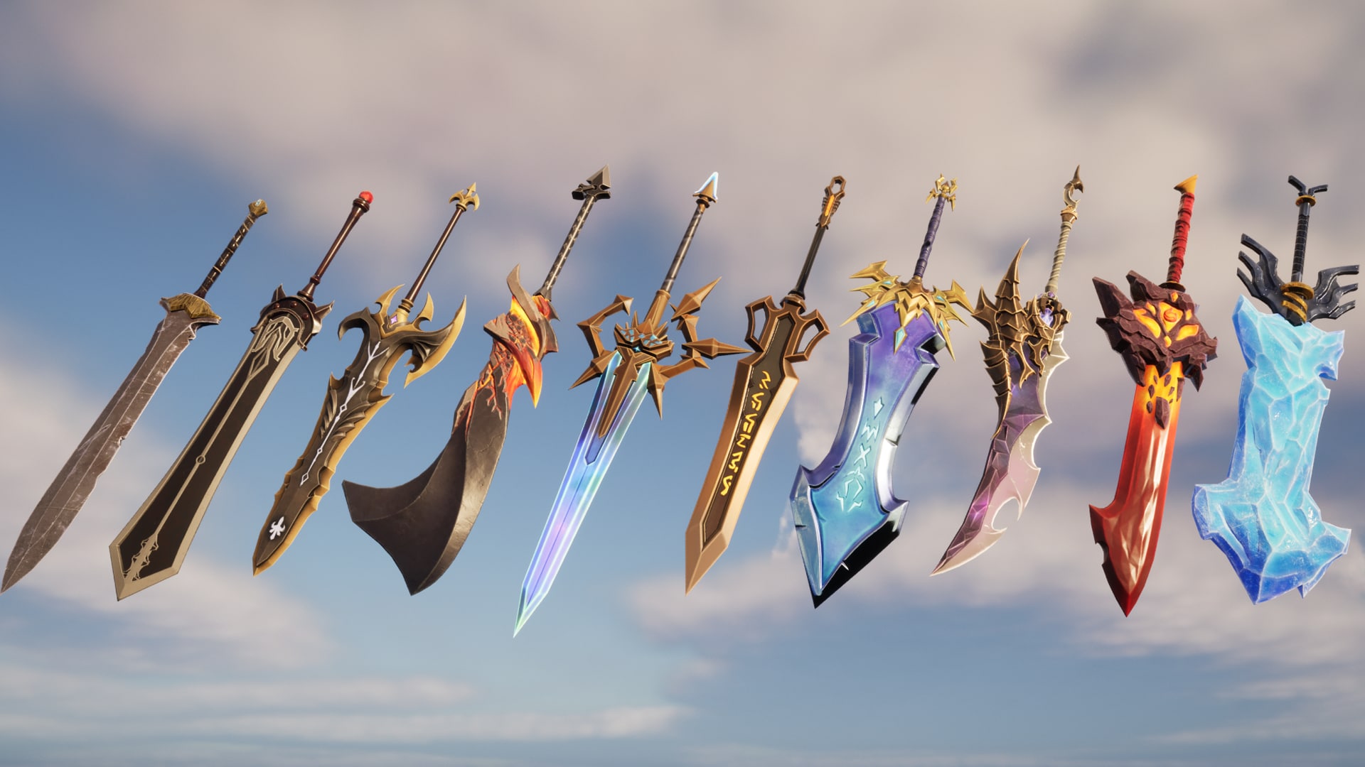 Stylized Greatsword in Weapons