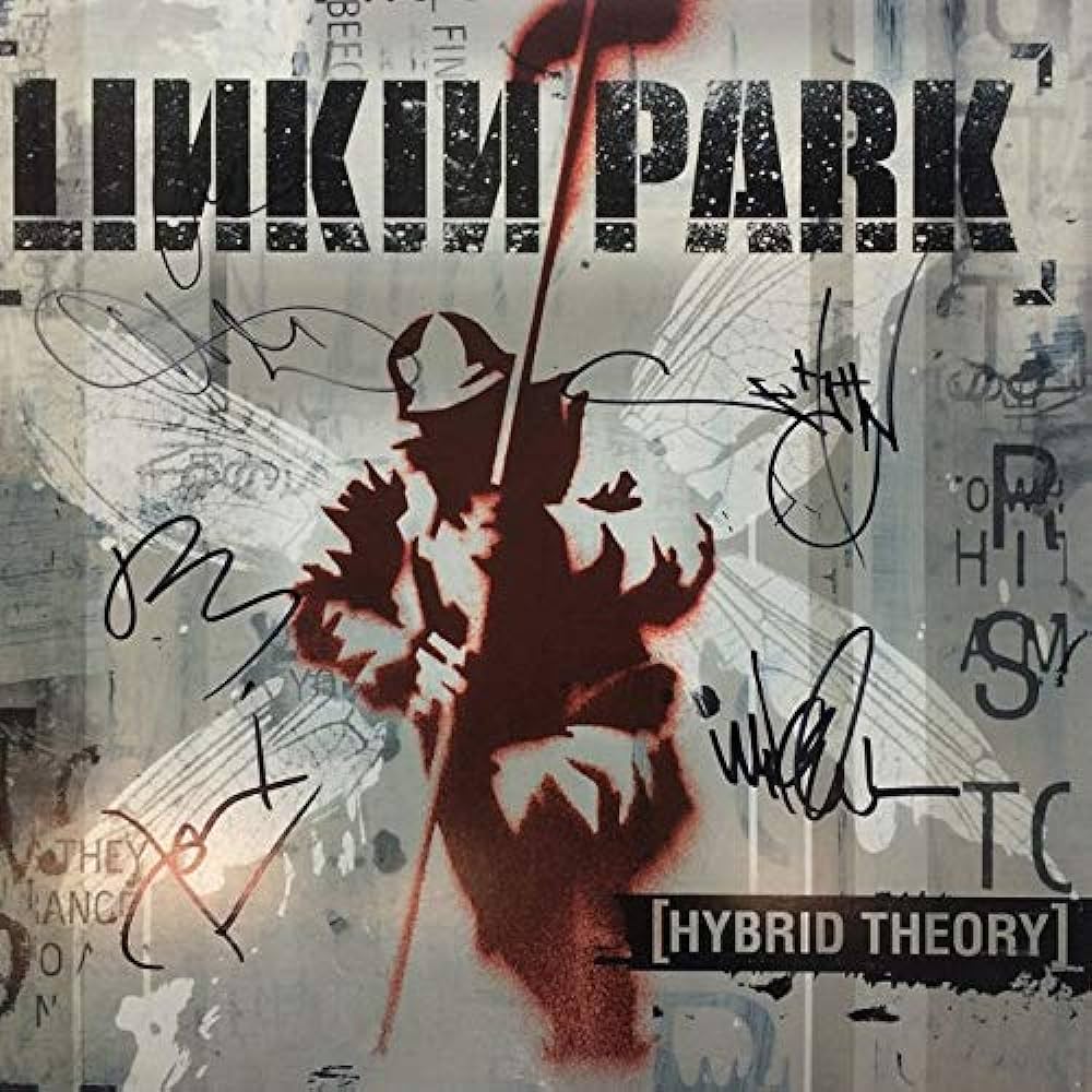 Hybrid Theory signed reprint 12x12