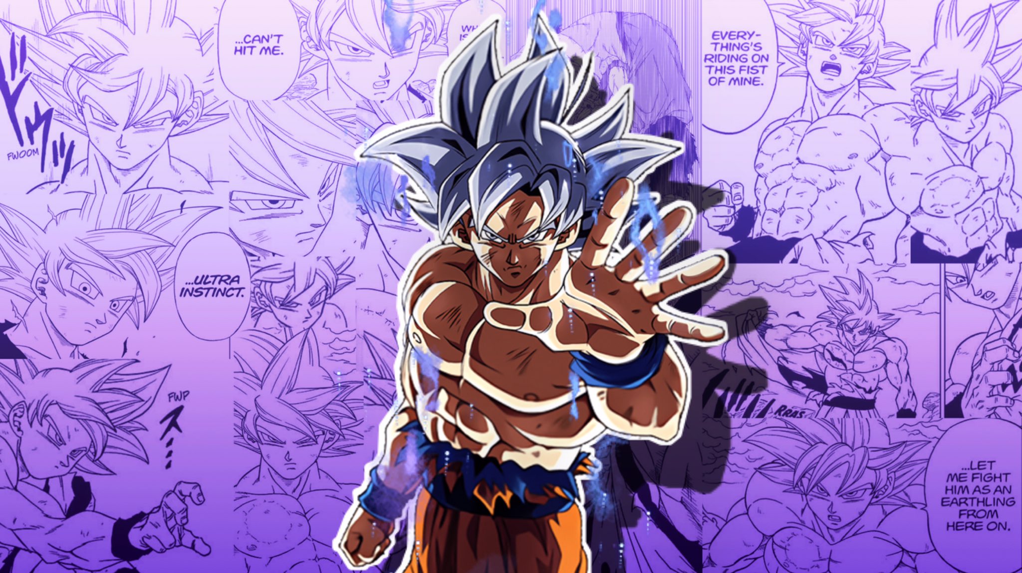Some PC MUI Goku wallpaper