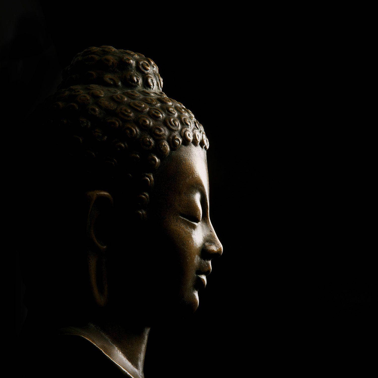 Download Black Buddha Profile Wallpaper