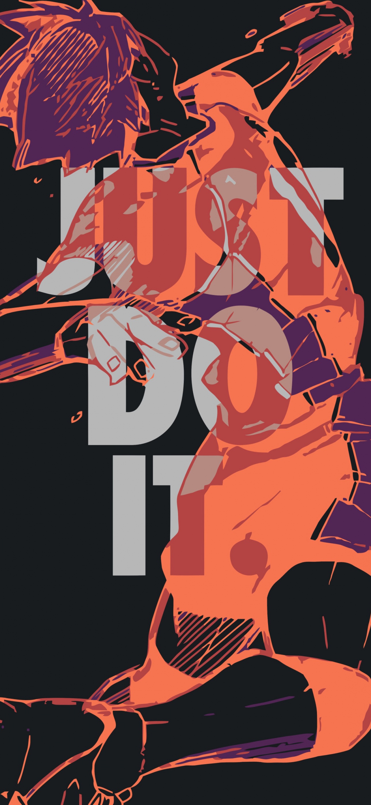 Just Do It Wallpaper 4K, Volleyball player