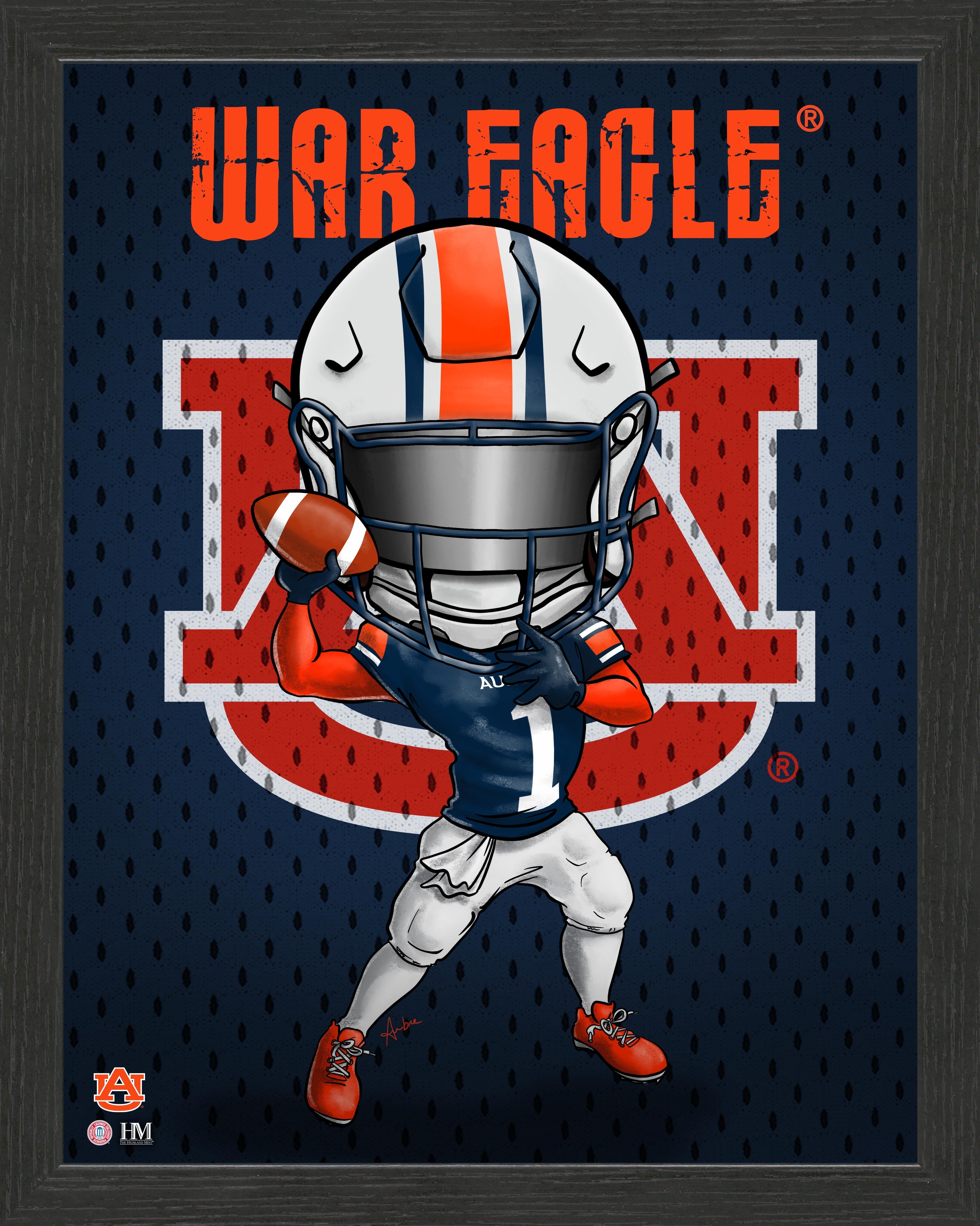 Auburn University Tigers Framed