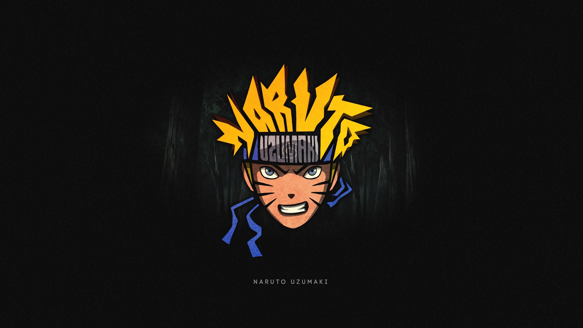 Naruto Uzumaki Minimal 4k