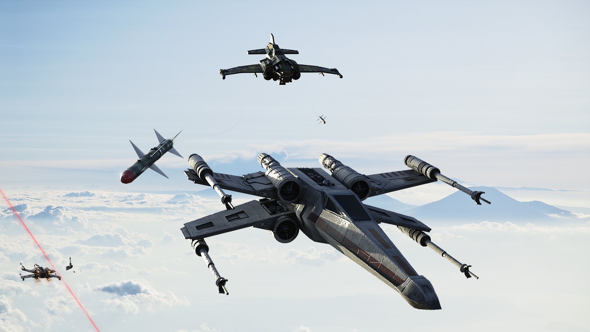 Warhammer 40K and Star Wars Aerial