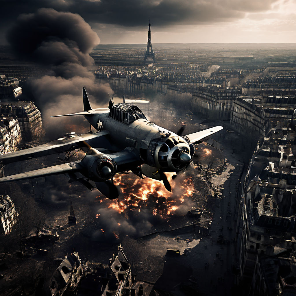 The image depicts an old military