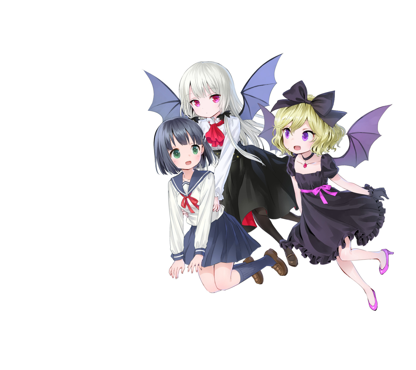 HD desktop wallpaper: Anime, Wings