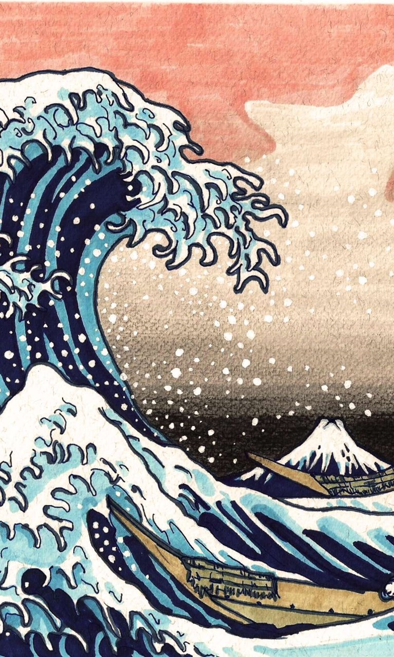 Off Kanagawa Wallpaper Wallpaper Zone