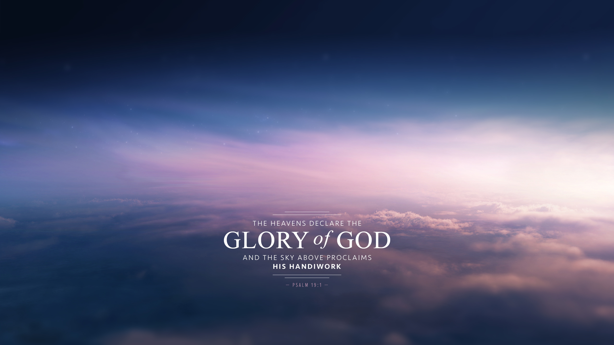 Wednesday Wallpaper: Glory to God