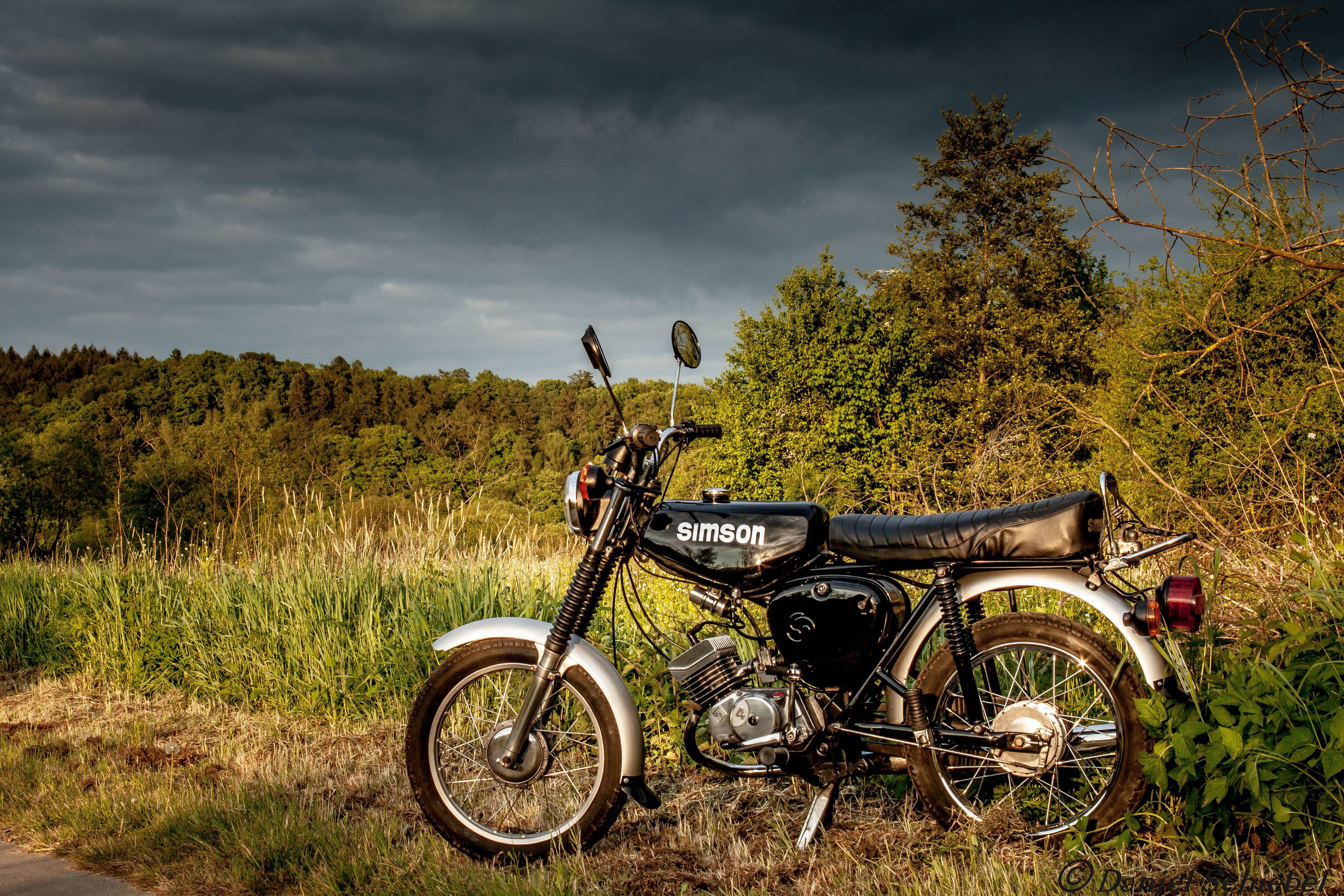 HD wallpaper: simson s51, ddr, moped