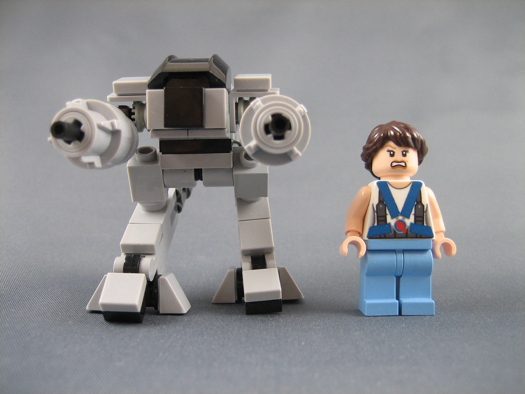 Mini LEGO ED 209 From Robocop. This Is