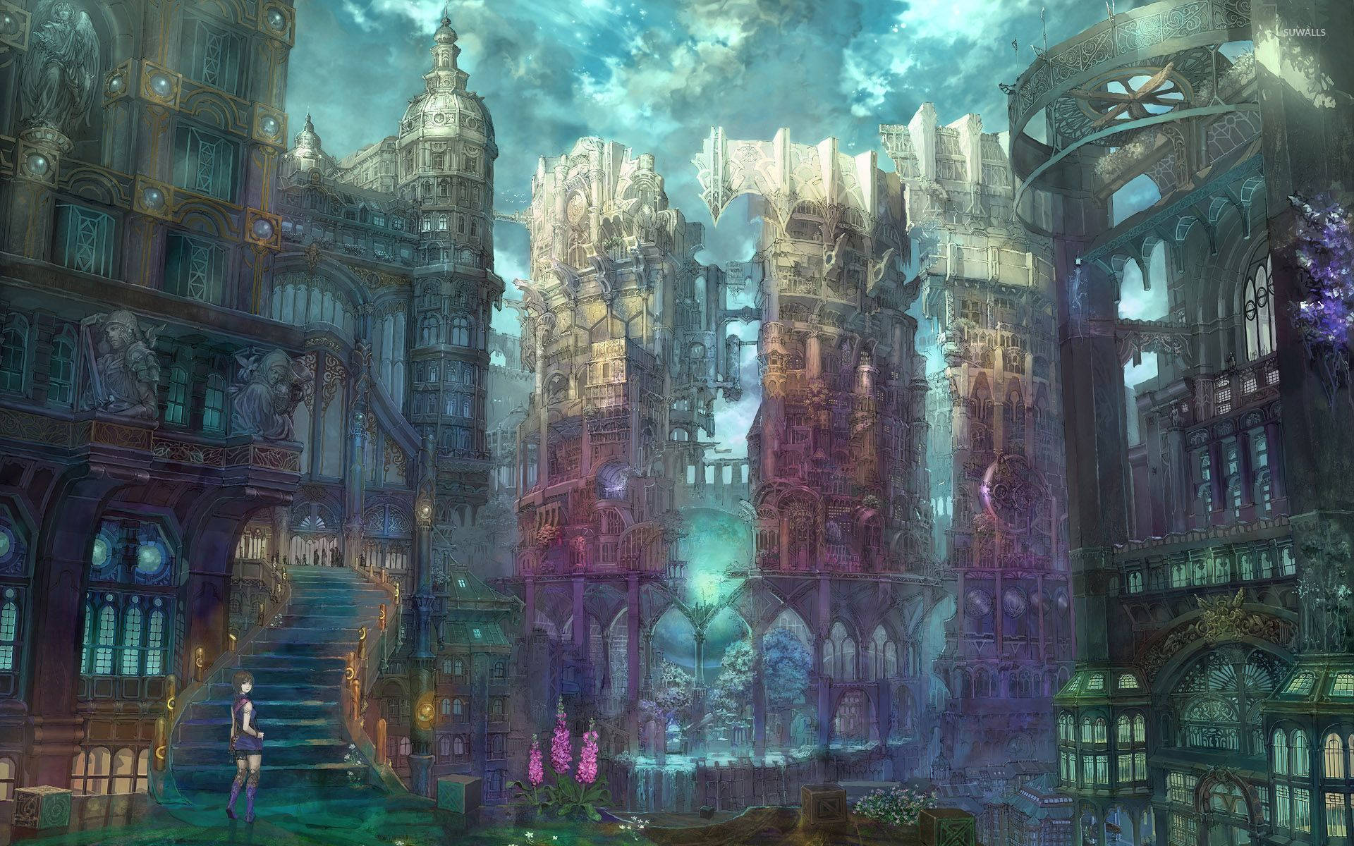 Download free Rainbow Gothic Anime City