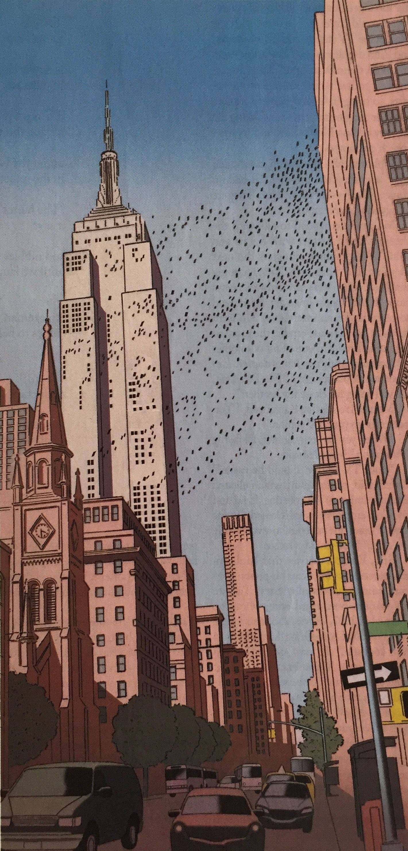 Guy Billout. Surreal art, Scenery