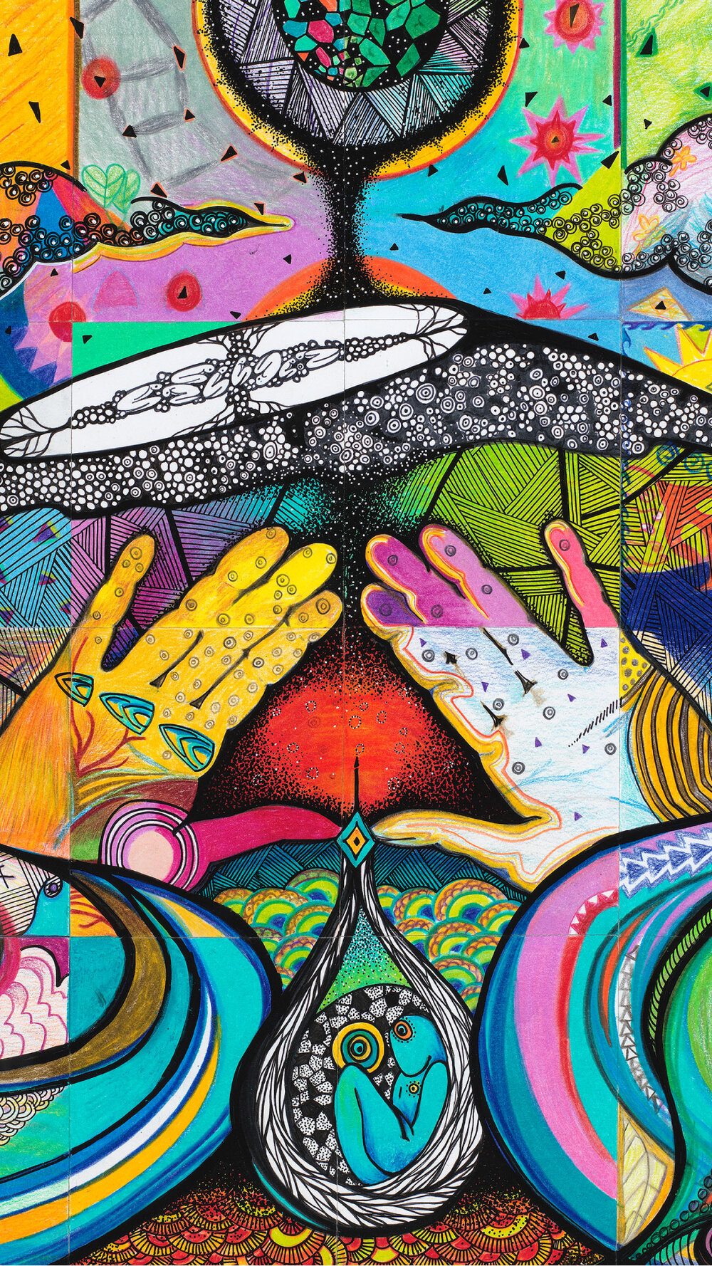 iPhone Psychedelic Art Wallpaper