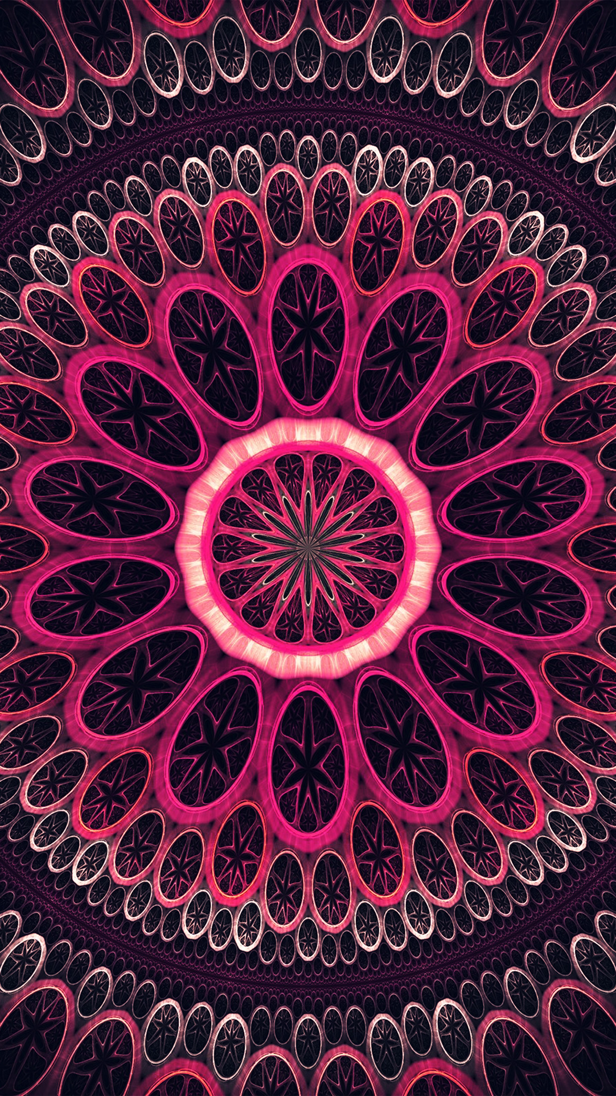 Psychedelic Art Pattern Pink
