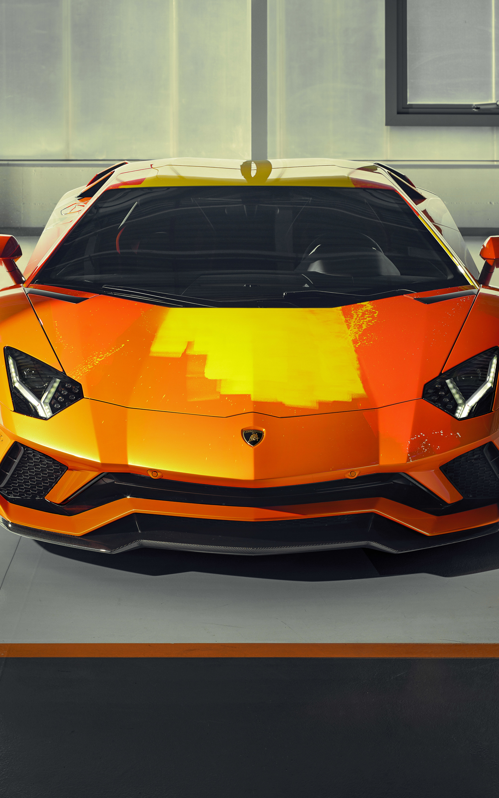 Lamborghini Aventador S Phone Wallpaper