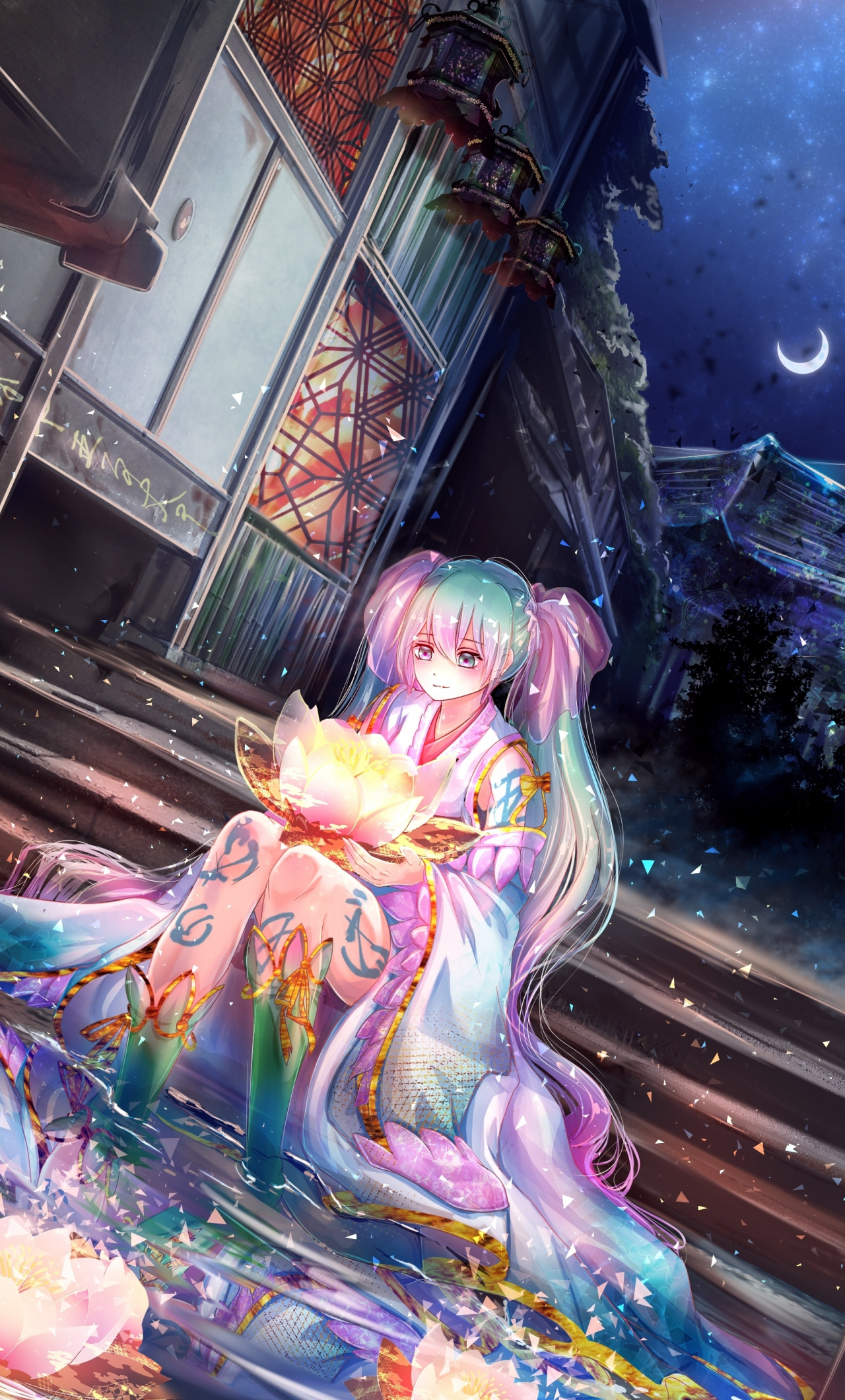 Download wallpaper 1280x2120 flowers