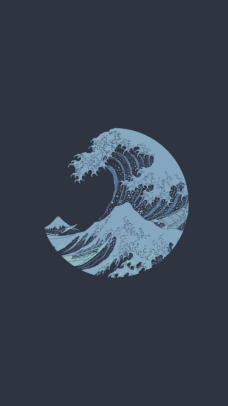 Art Logo Wave Simple Minimal Dark