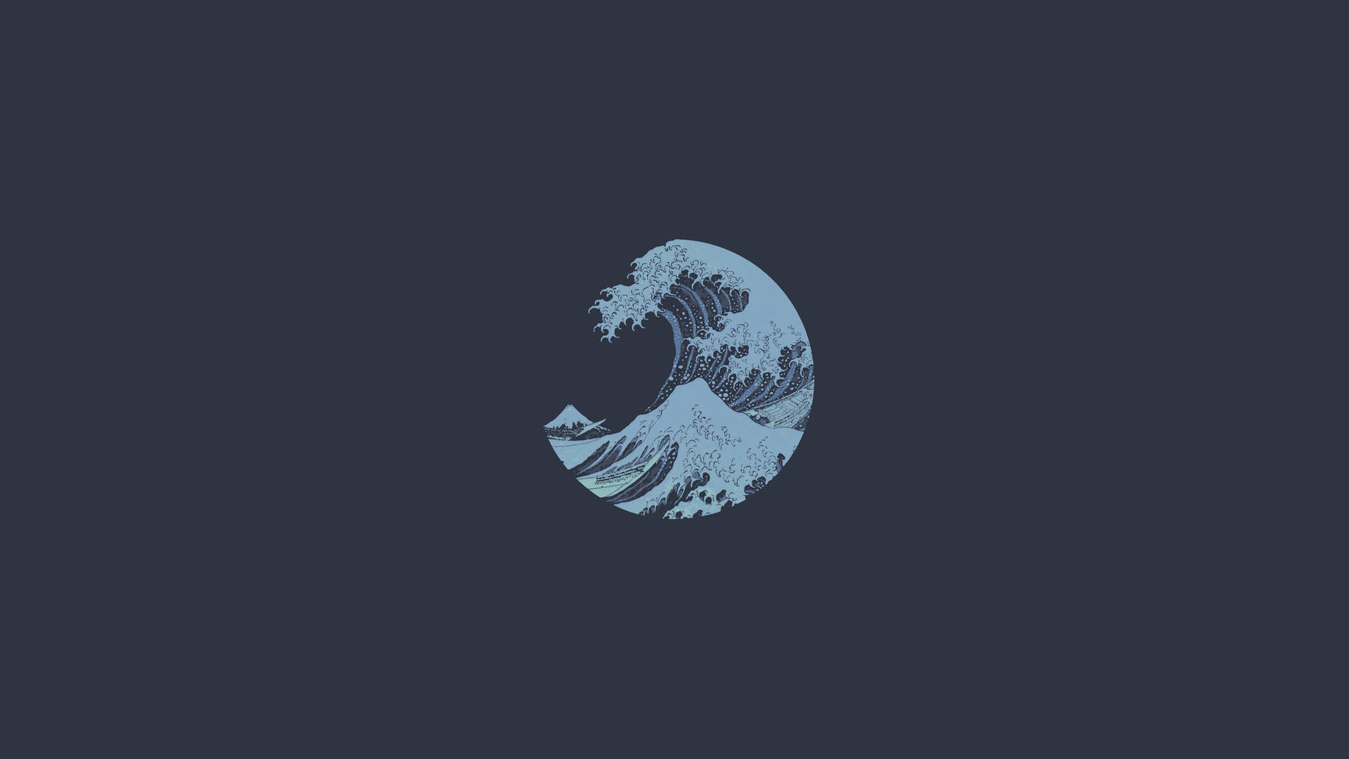 Download The Great Wave Minimalist