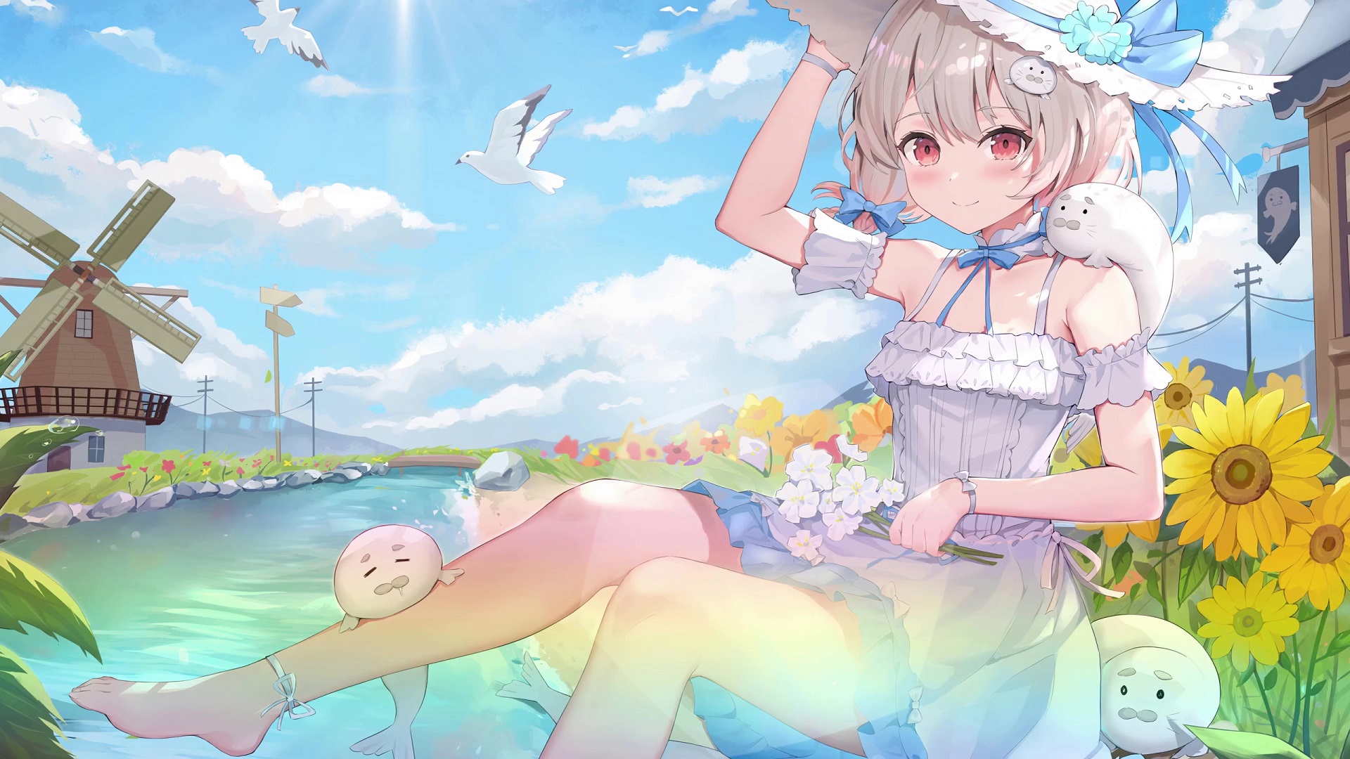 Anime Girl Summer Live Wallpaper