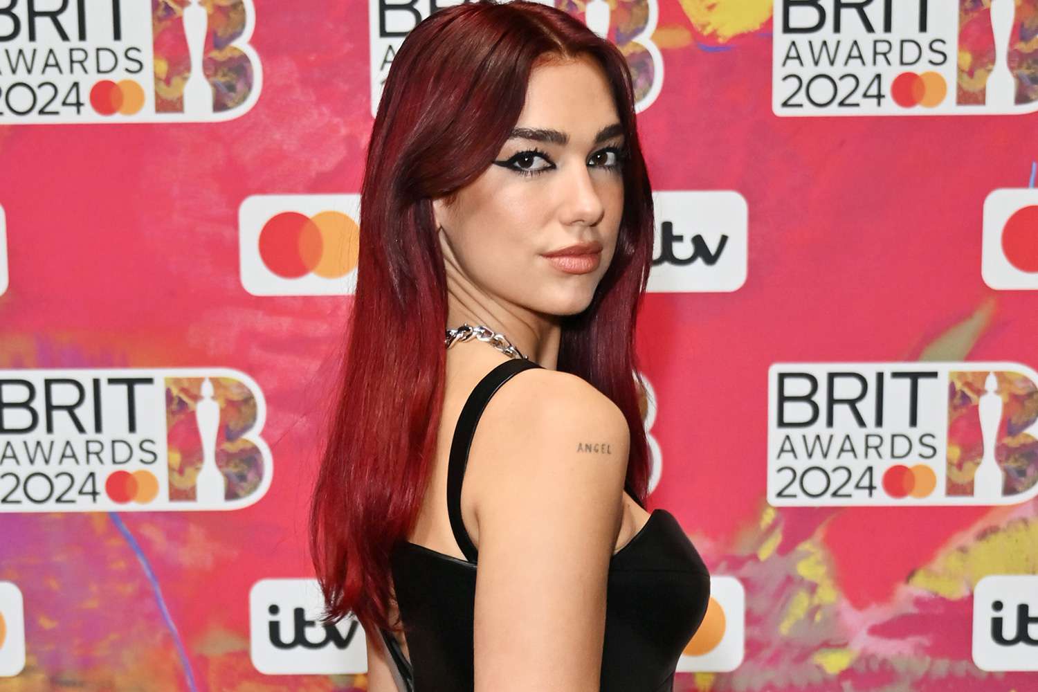 Dua Lipa Attends 2024 BRIT Awards Red