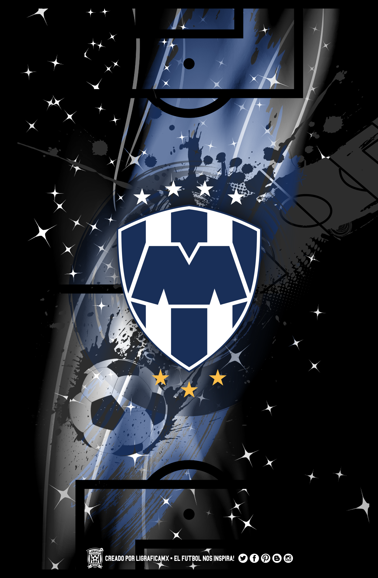Pumas unam wallpaper, Rayados de