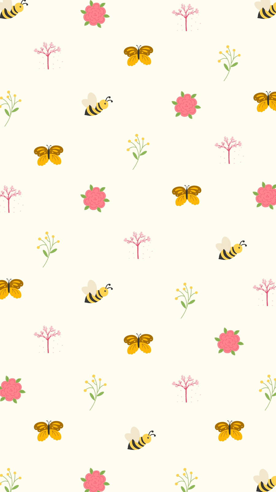 Free spring aesthetic phone wallpaper