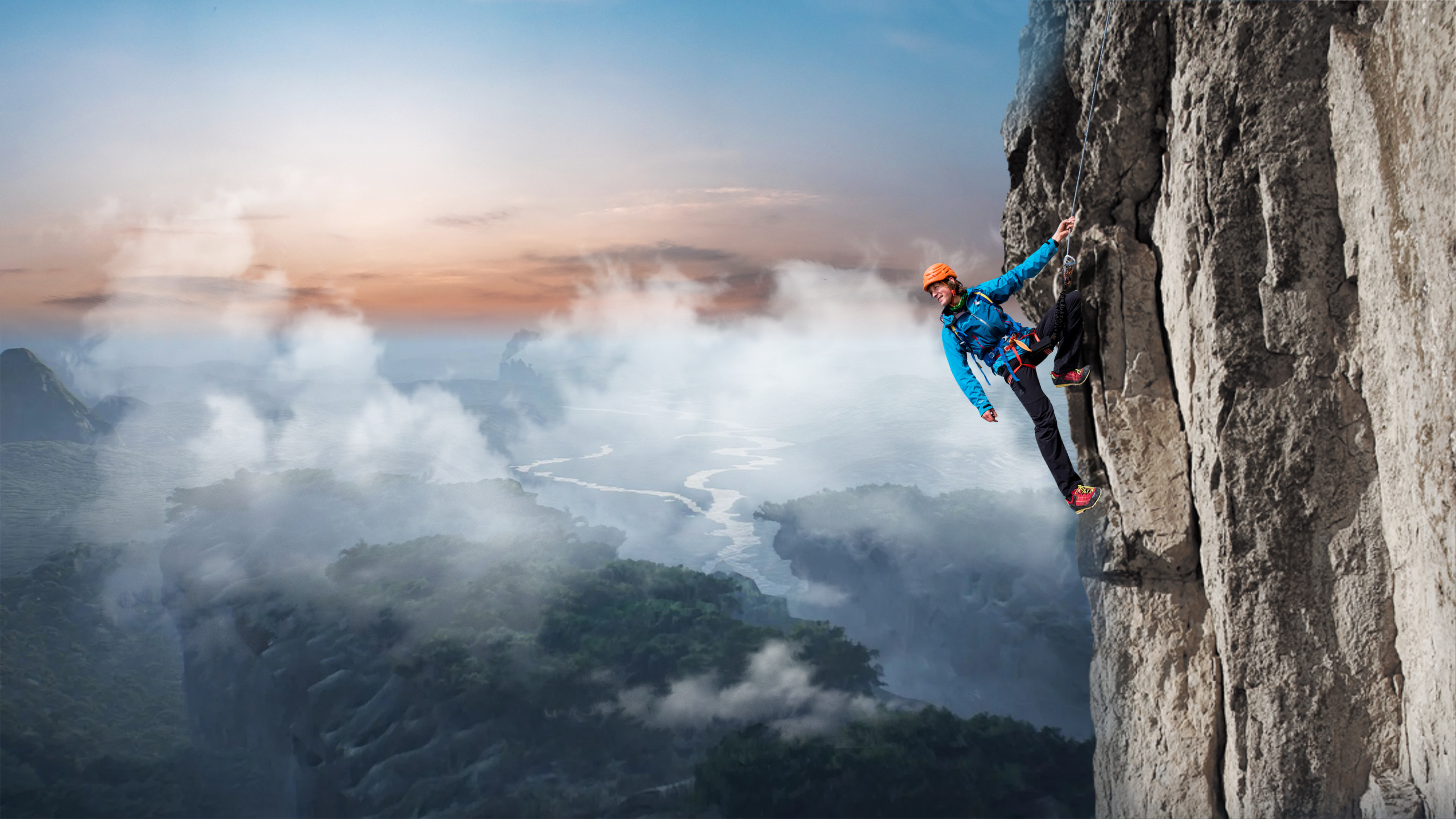 Sunrise From The Top (4K Wallpaper)