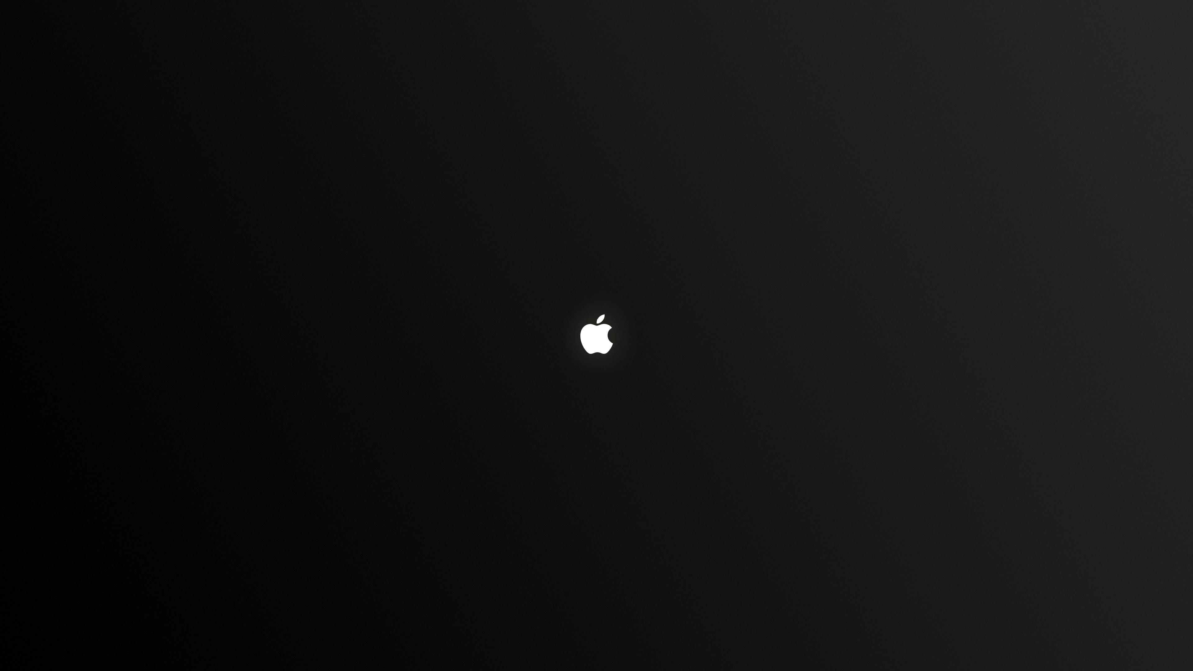 4K Apple Logo Minimalistic Apple