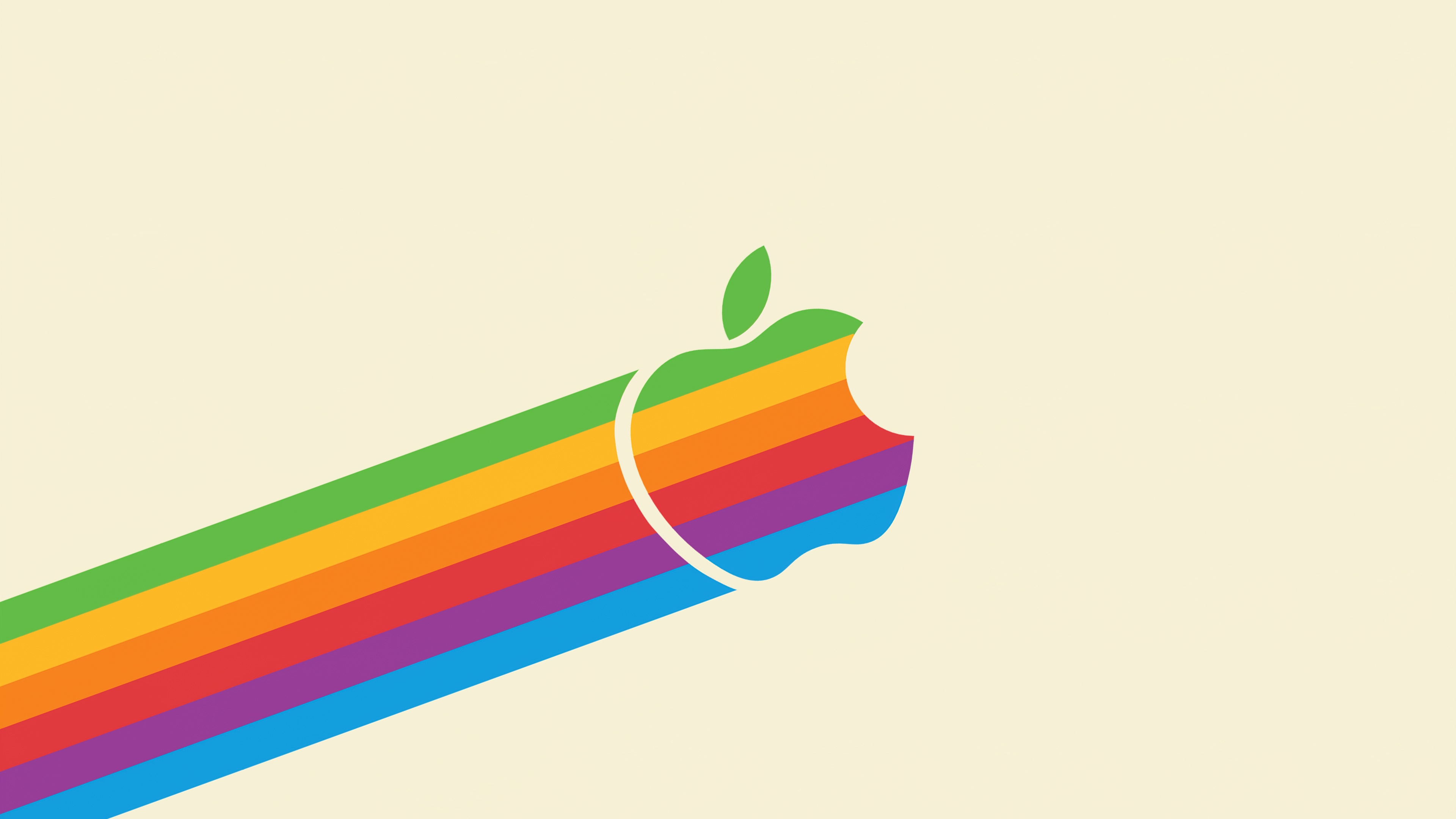 Apple logo Wallpaper 4K, Minimalist, Colorful