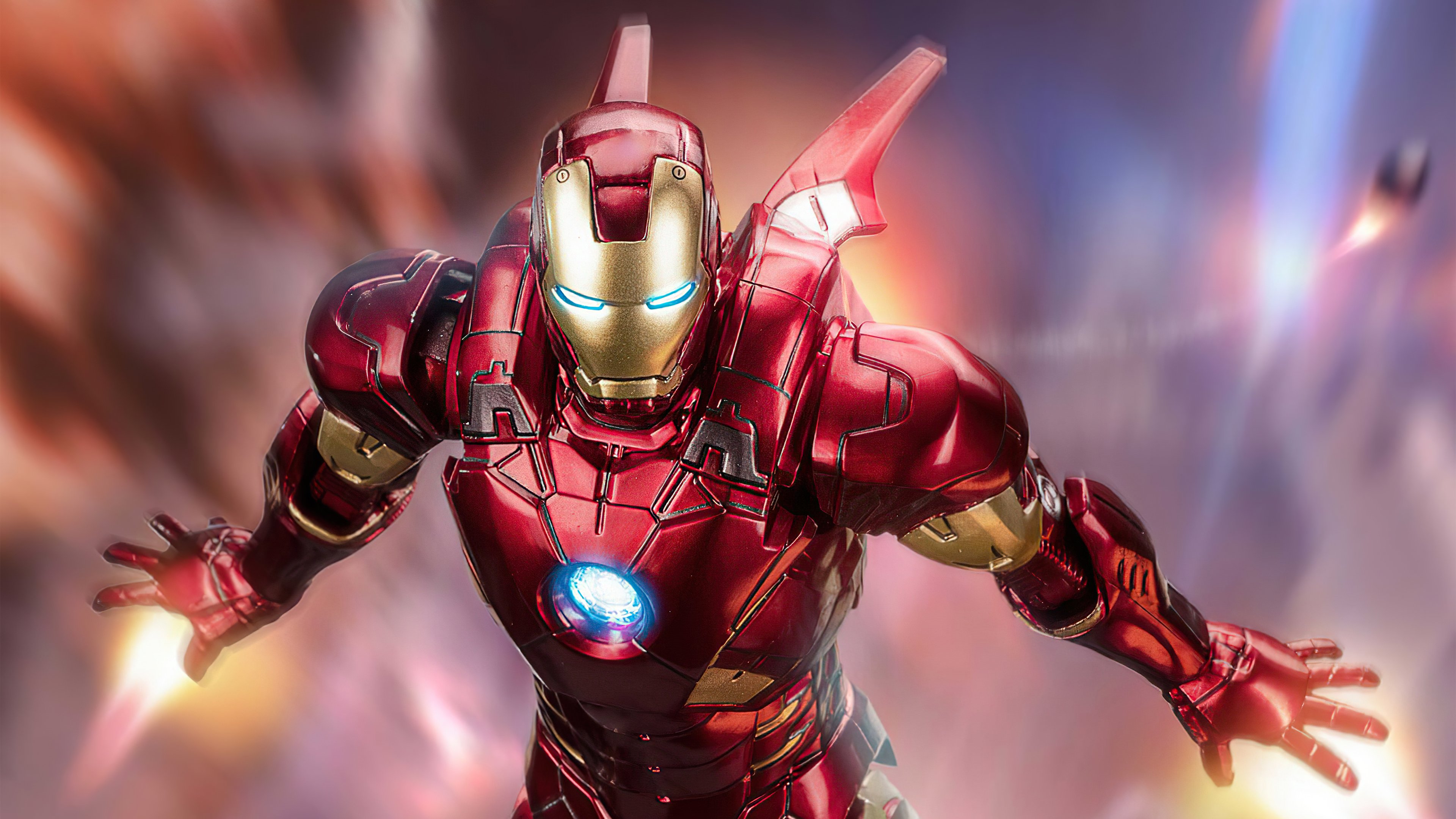 Iron Man Flying Wallpaper 4k HD