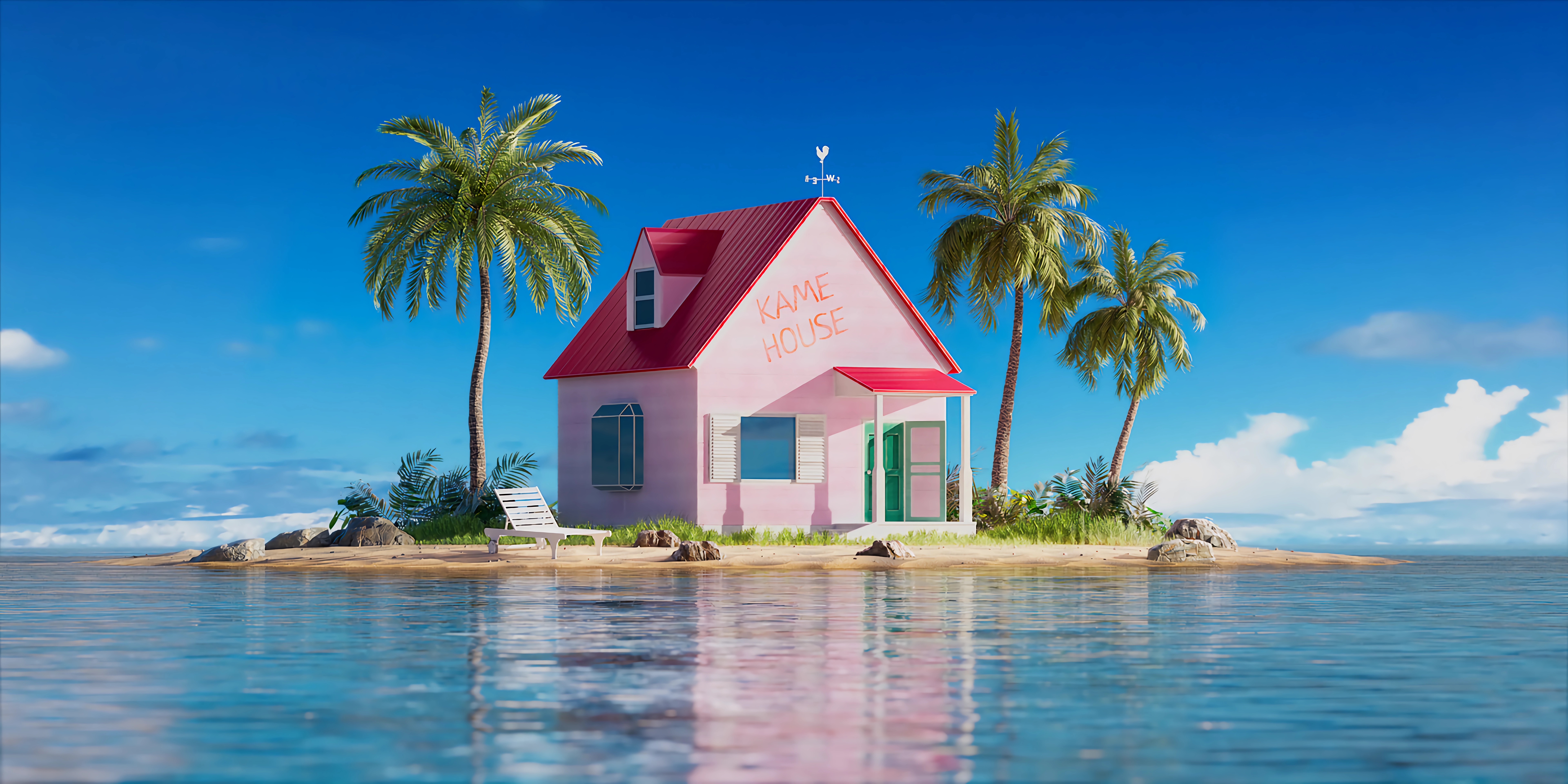 Kame House DBZ Anime Wallpaper for PC