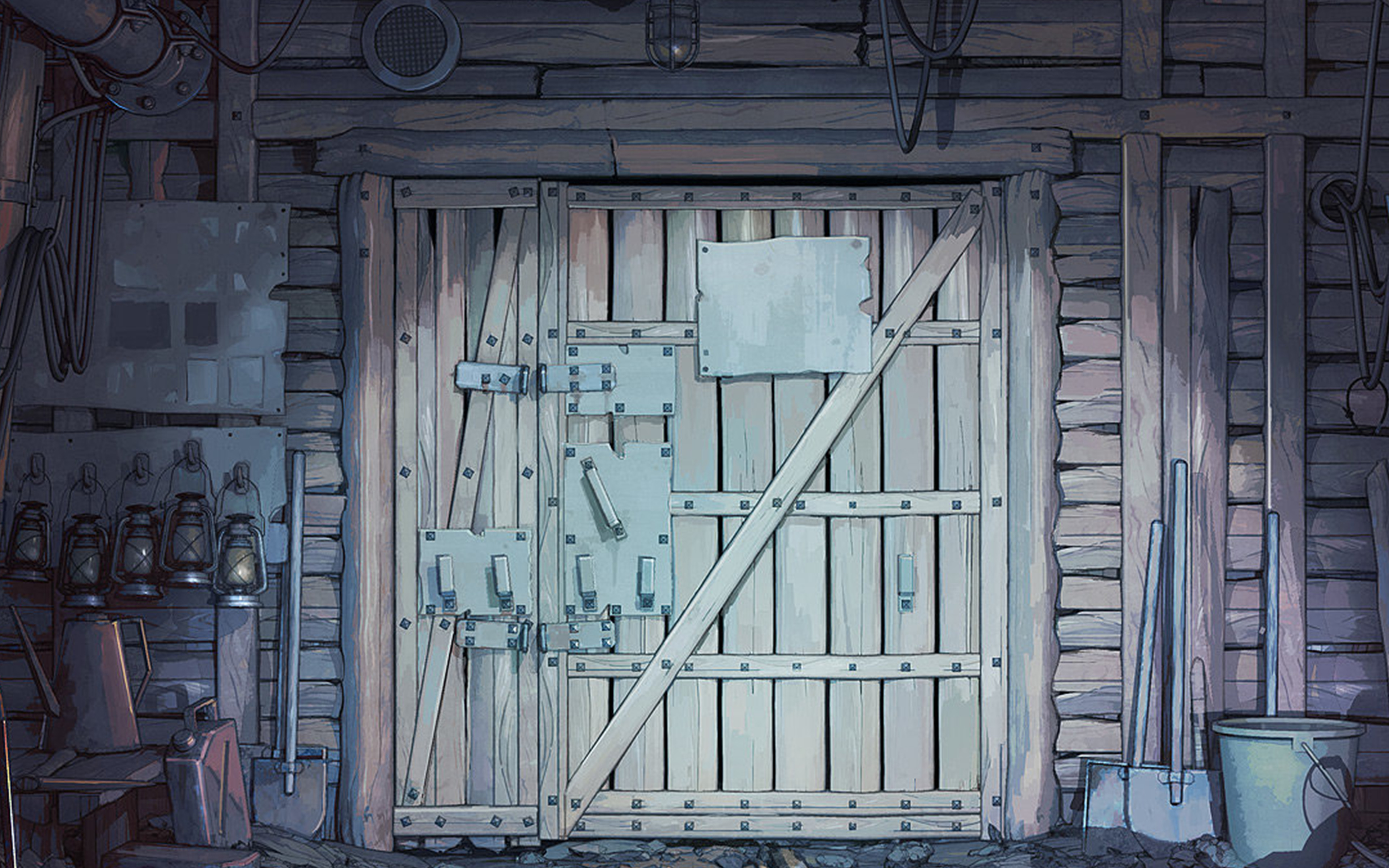 Painting Dark House Anime