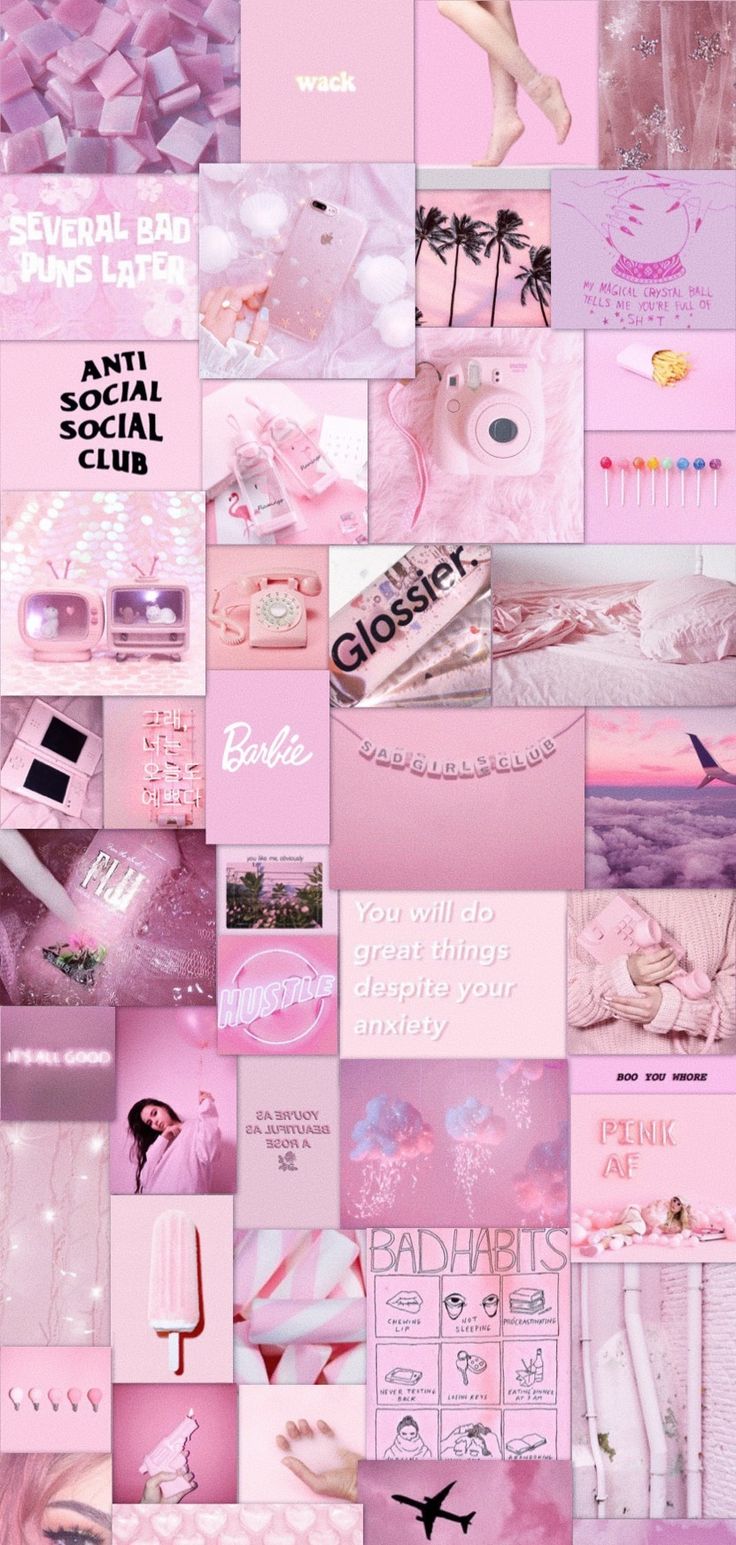 pink aesthetic. iPhone wallpaper