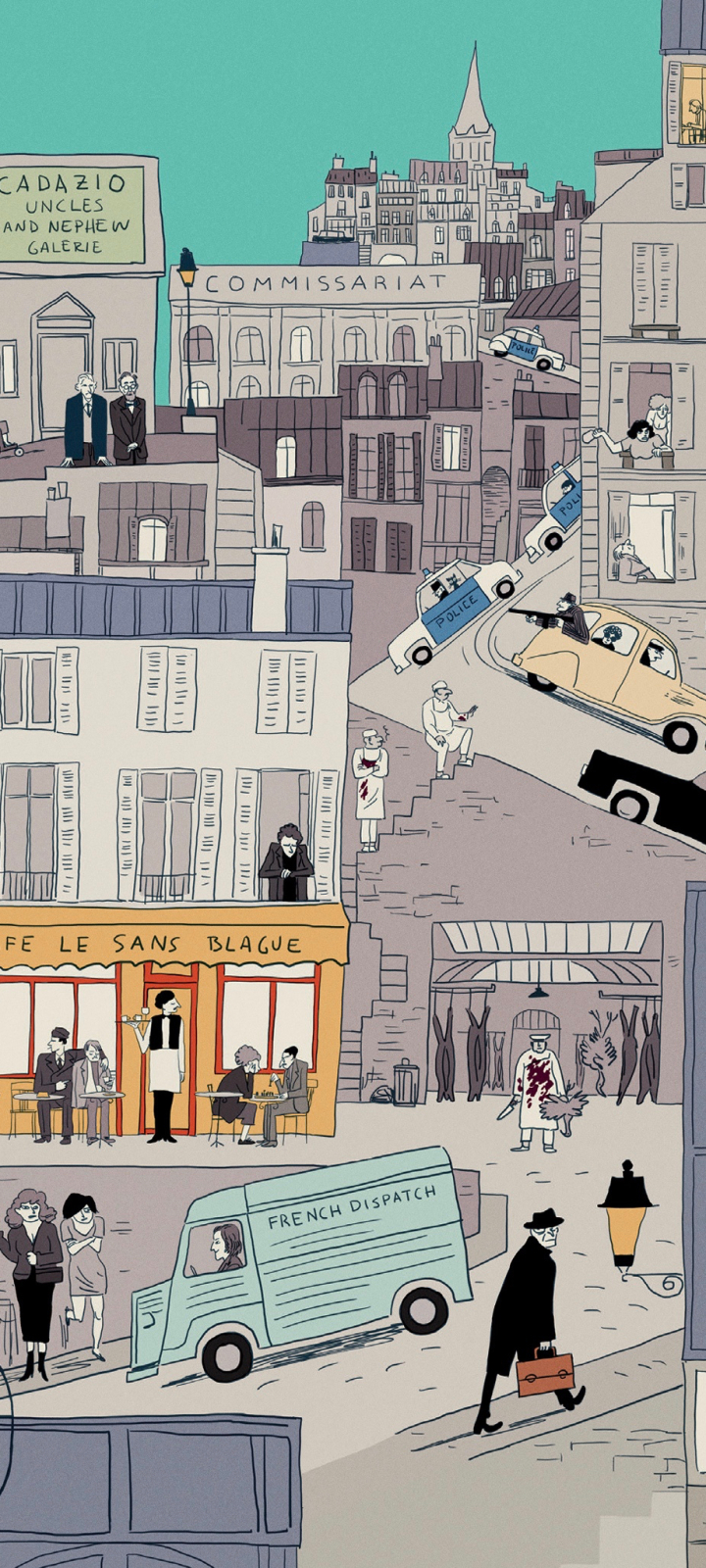 French Dispatch wallpaper