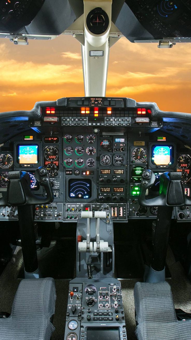 Aircraft Cockpit IPhone Wallpaper