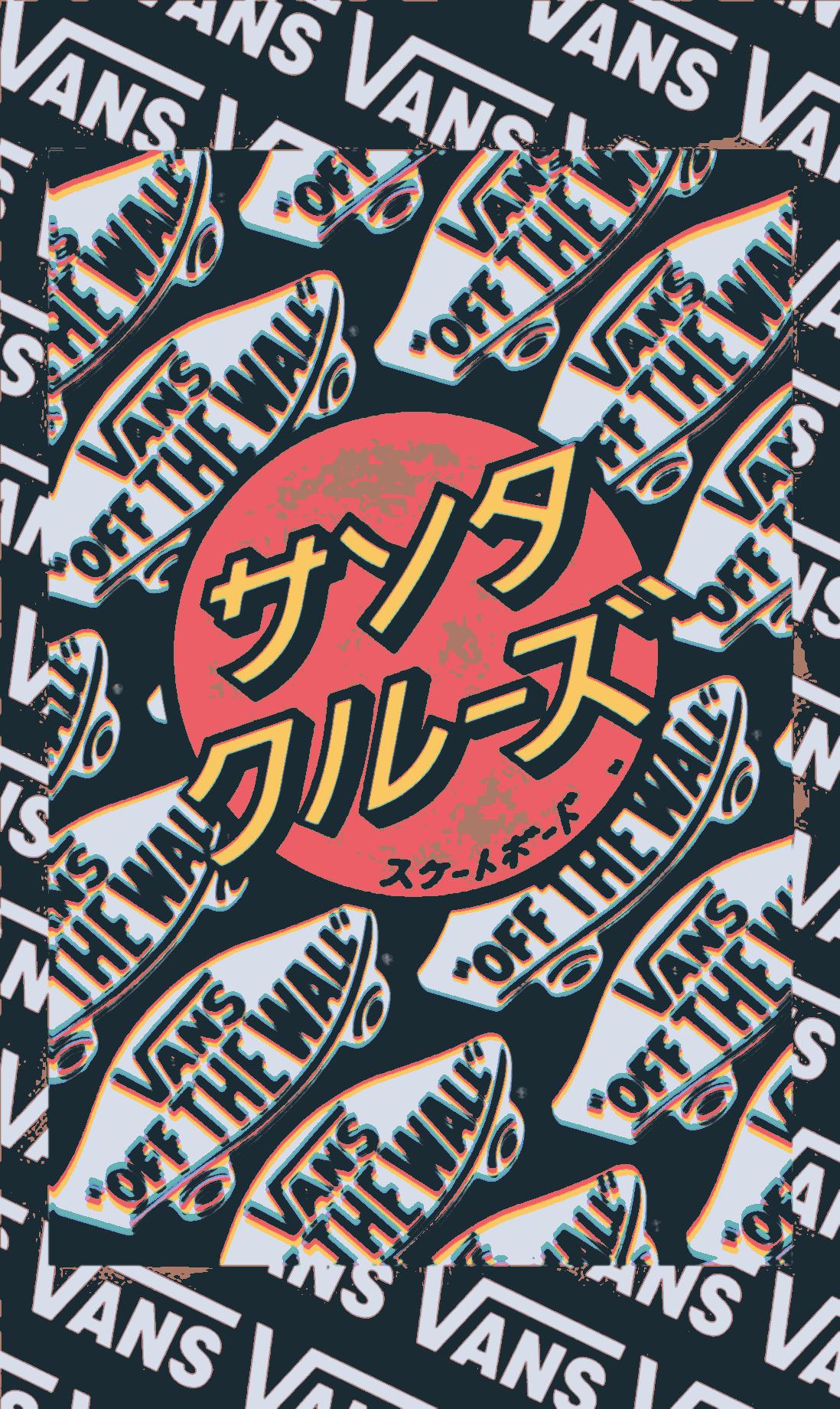 Cool Vans x Santa Cruz wallpaper I made