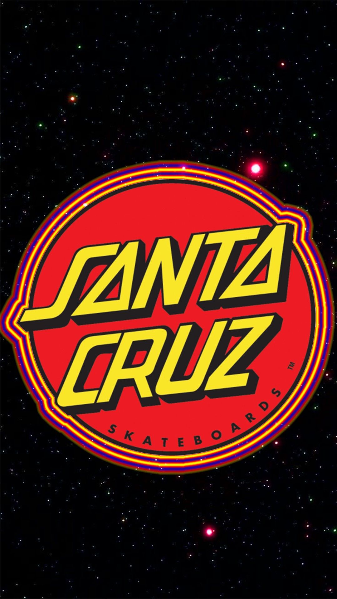 Santa Cruz Skateboards. Vintage poster